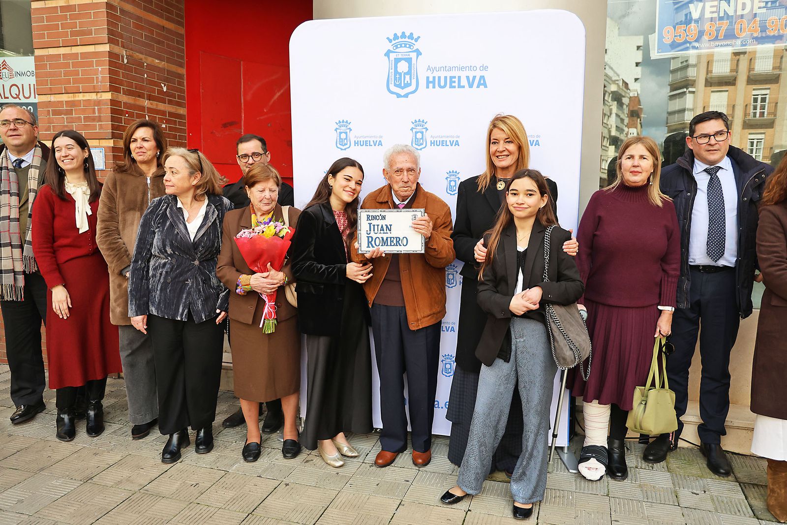 Las fotografías de la rotulación del Rincón de Juan Romero