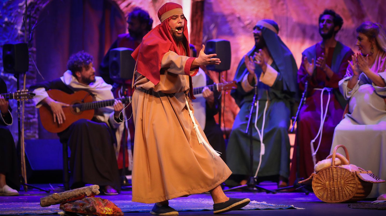 Un Belén muy flamenco en el Villamarta