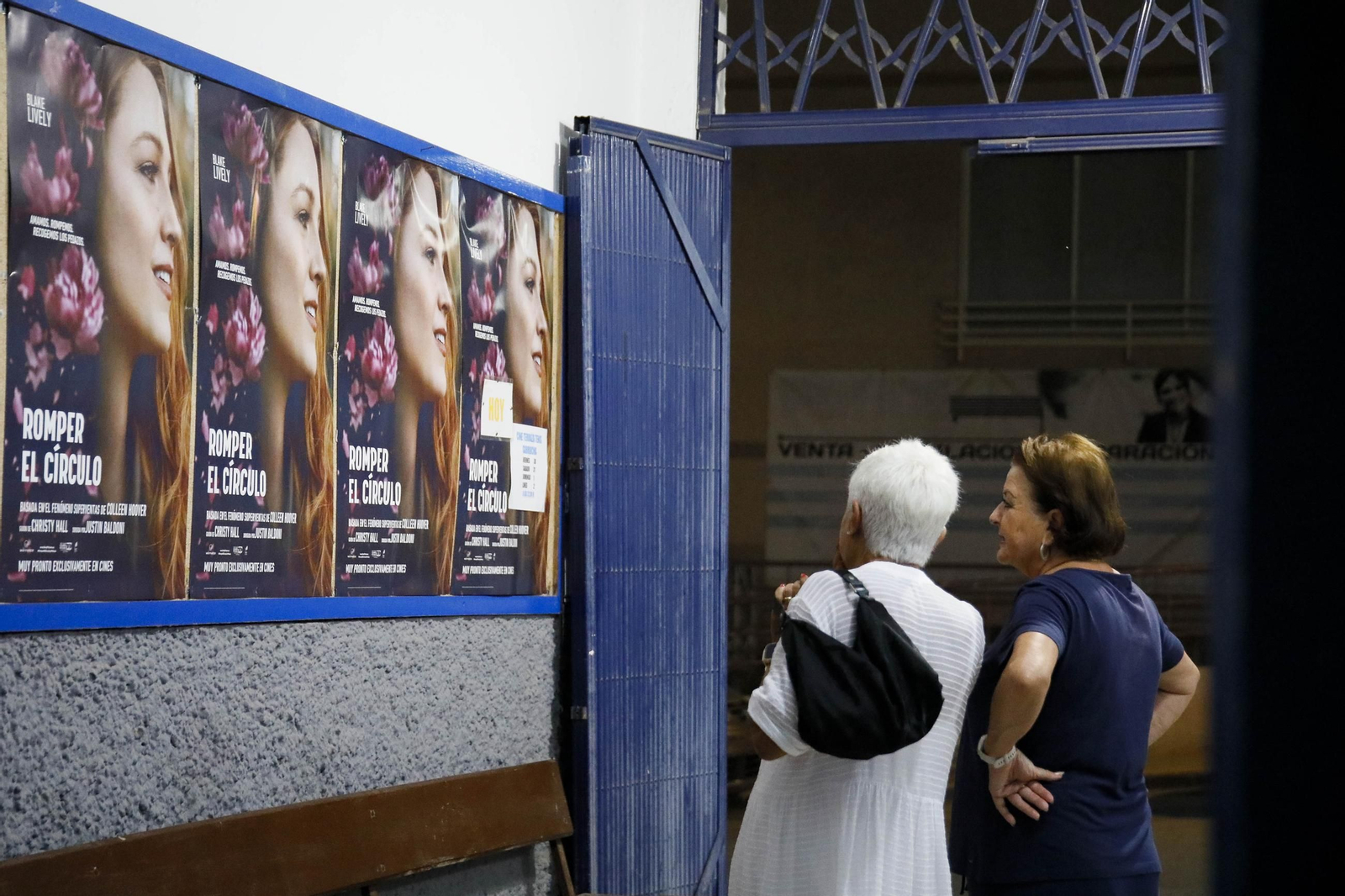 Imágenes de la última proyección en el cine de verano de Garrucha Imágenes de la última proyección en el cine de verano de Garrucha