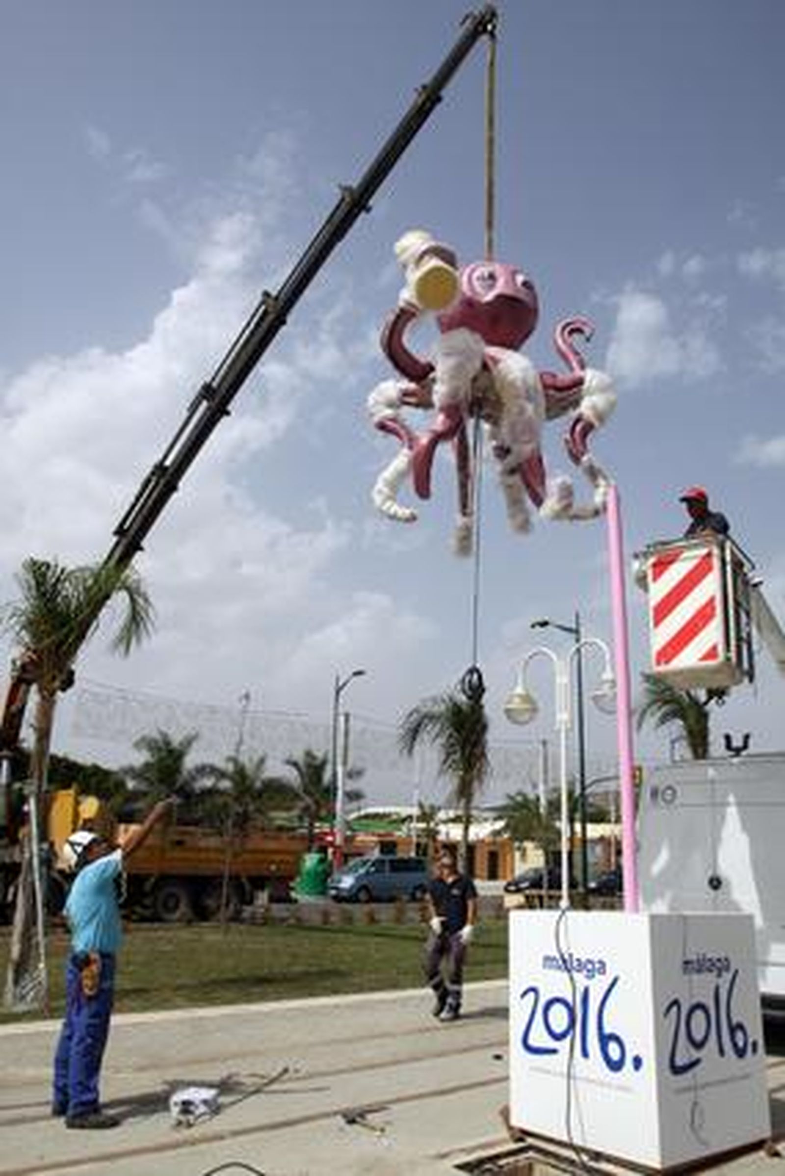 Un gran pulpo 'Paul', exótico anfitrión en el Real.