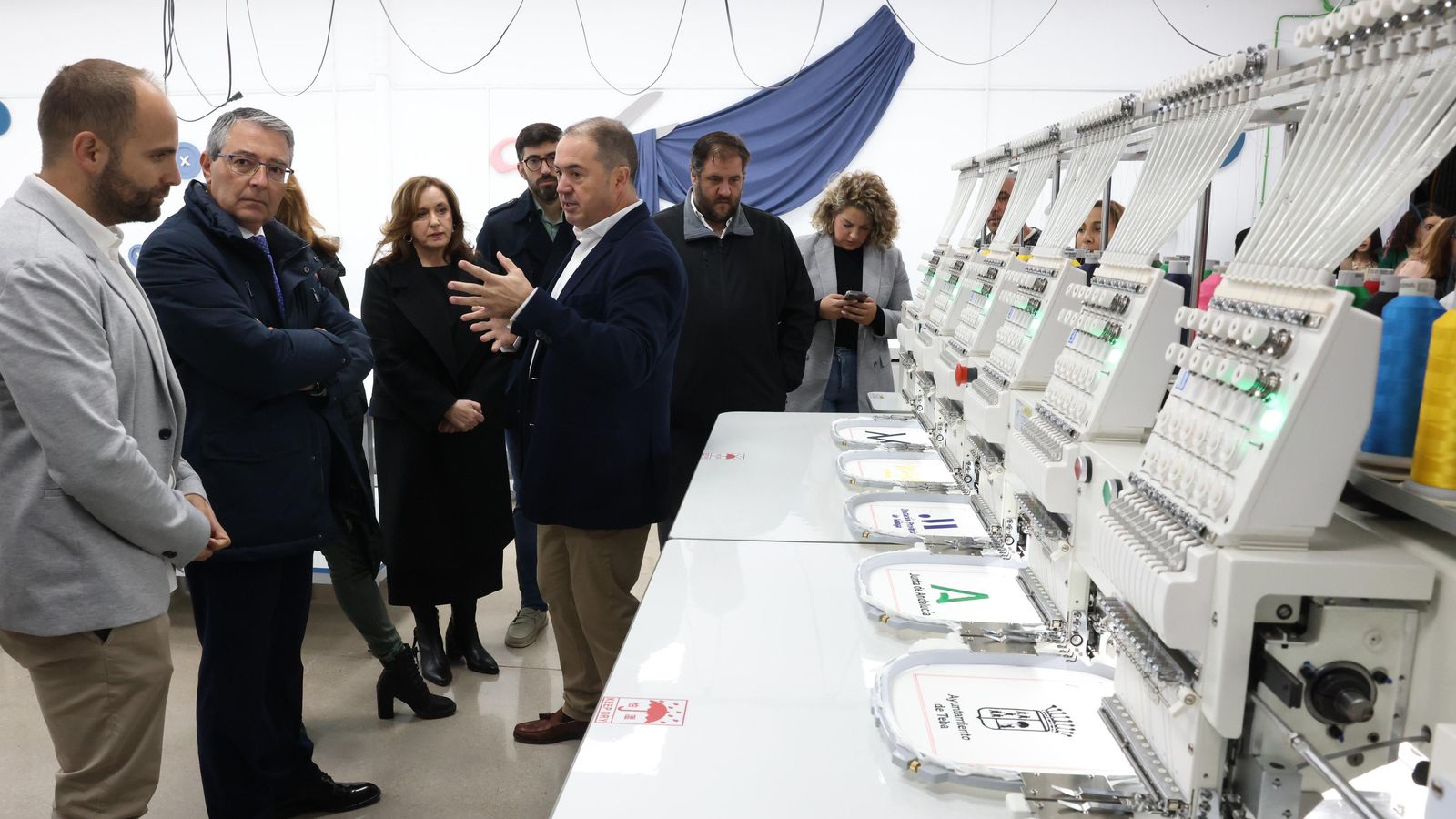 Visita de los diferentes responsables públicos a las instalaciones