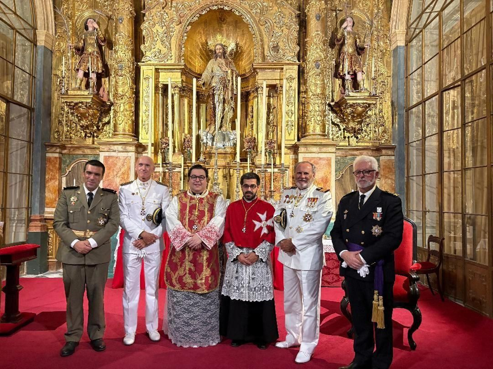 Francisco Glicerio Conde, Ignacio Ruiz-Badanelli, padre Rubén Vargas, padre Tiago Ribeiro, Francisco Tortosa y Juan José Martín. Francisco Glicerio Conde, Ignacio Ruiz-Badanelli, padre Rubén Vargas, padre Tiago Ribeiro, Francisco Tortosa y Juan José Martín.