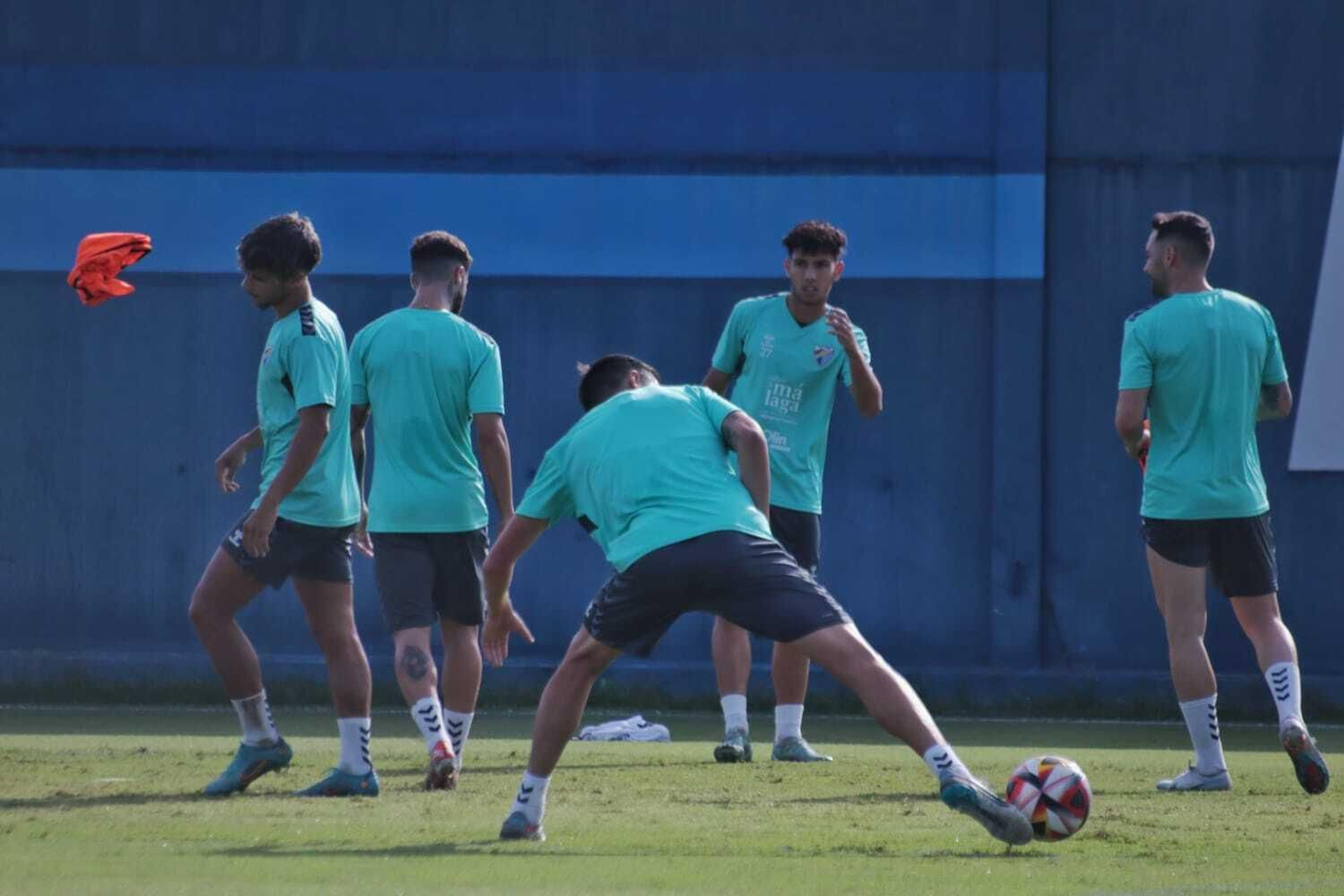 El entrenamiento del Málaga CF, en fotos