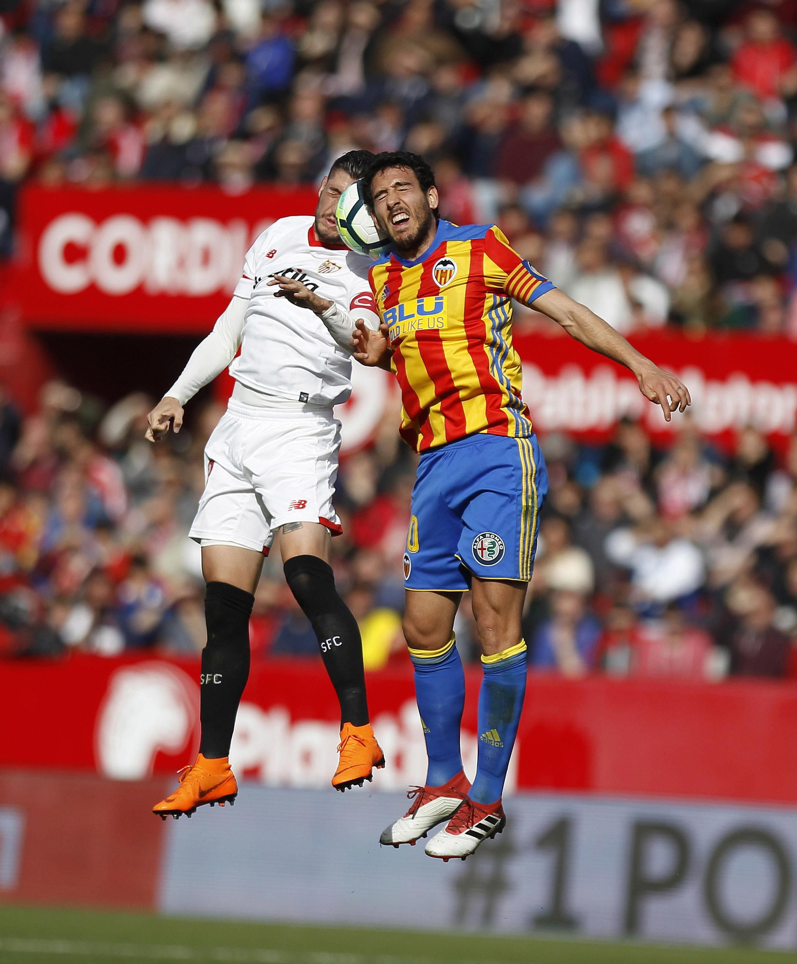 El Sevilla FC-Valencia, en imágenes