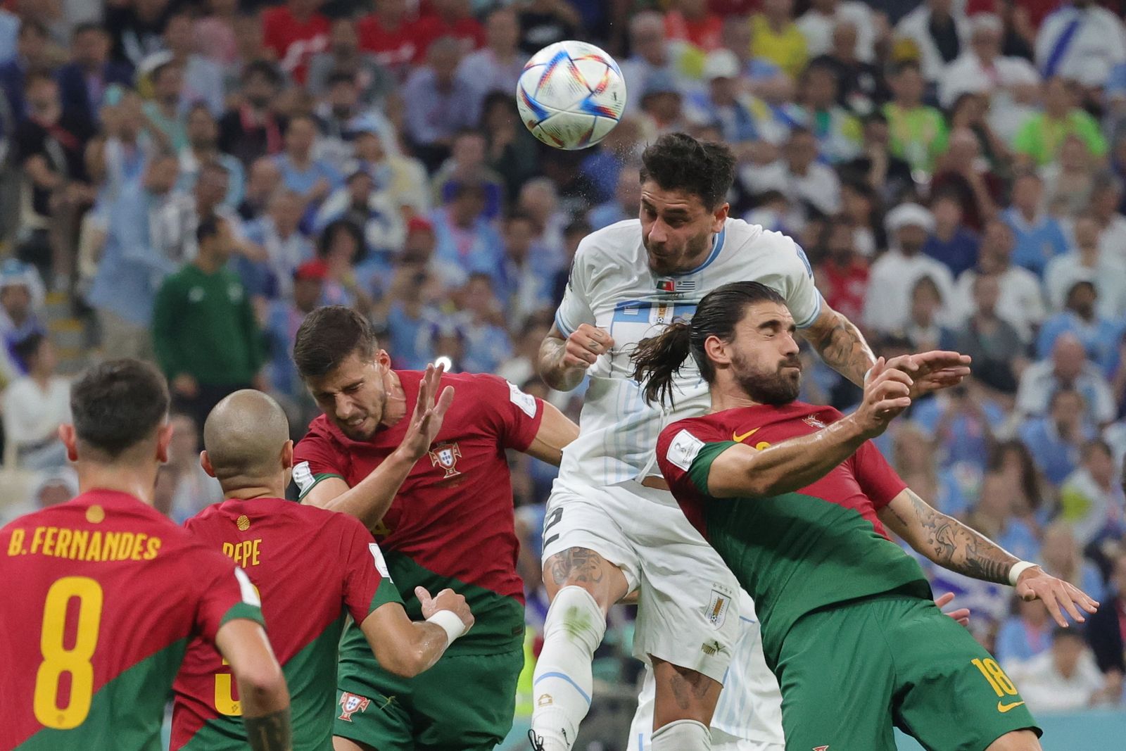 Las imágenes del Portugal - Uruguay