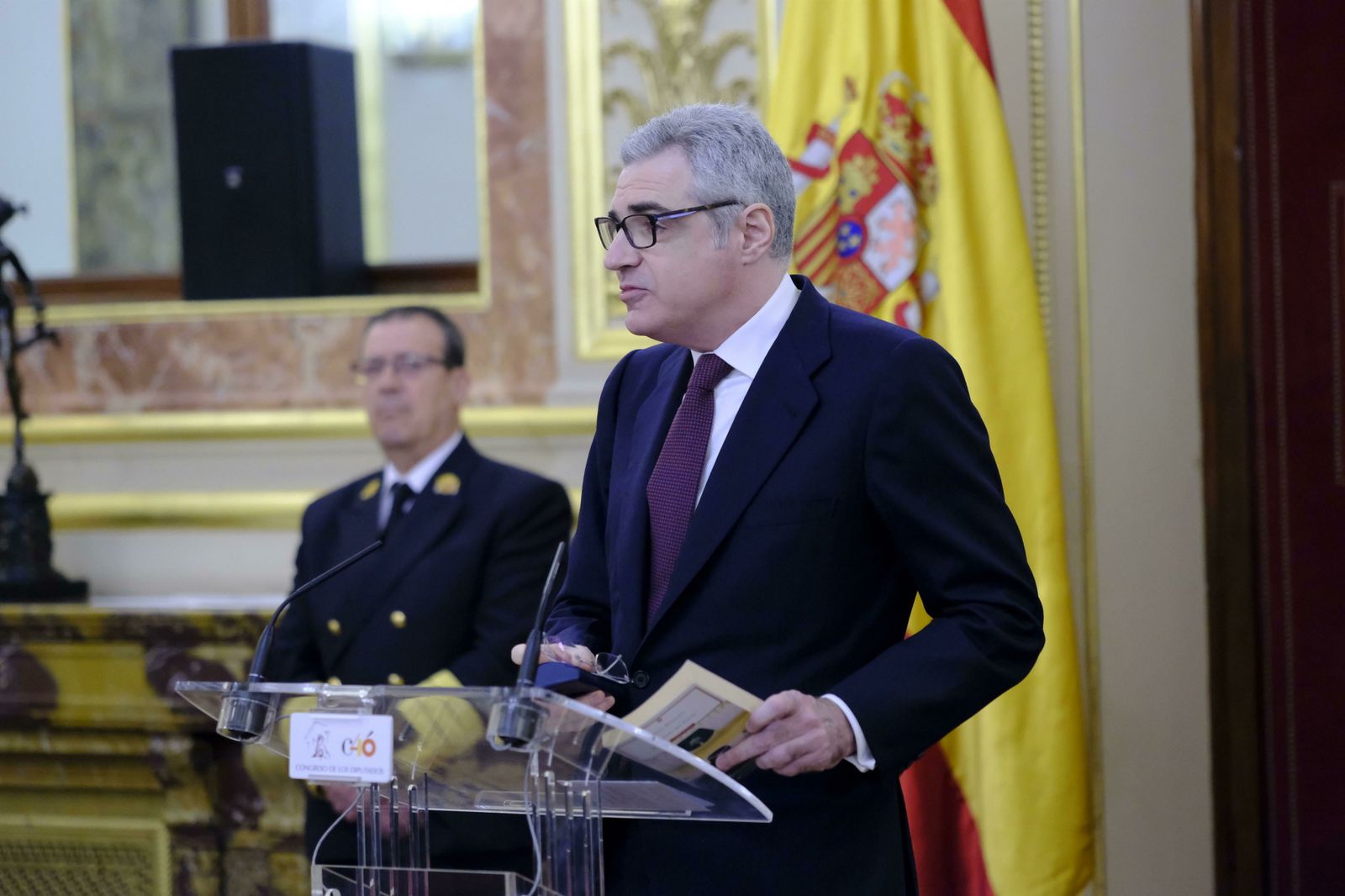 Las imágenes del homenaje a Pérez Llorca en el Congreso