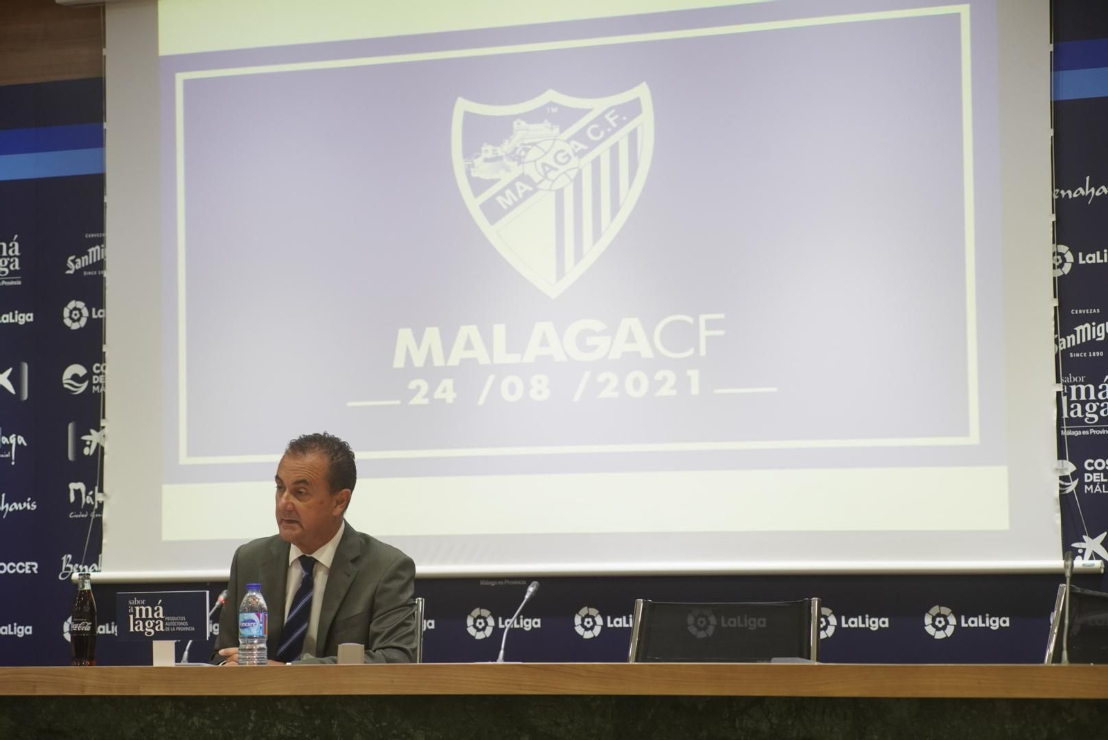 Cuatro años del administrador judicial en el Málaga CF, en fotos