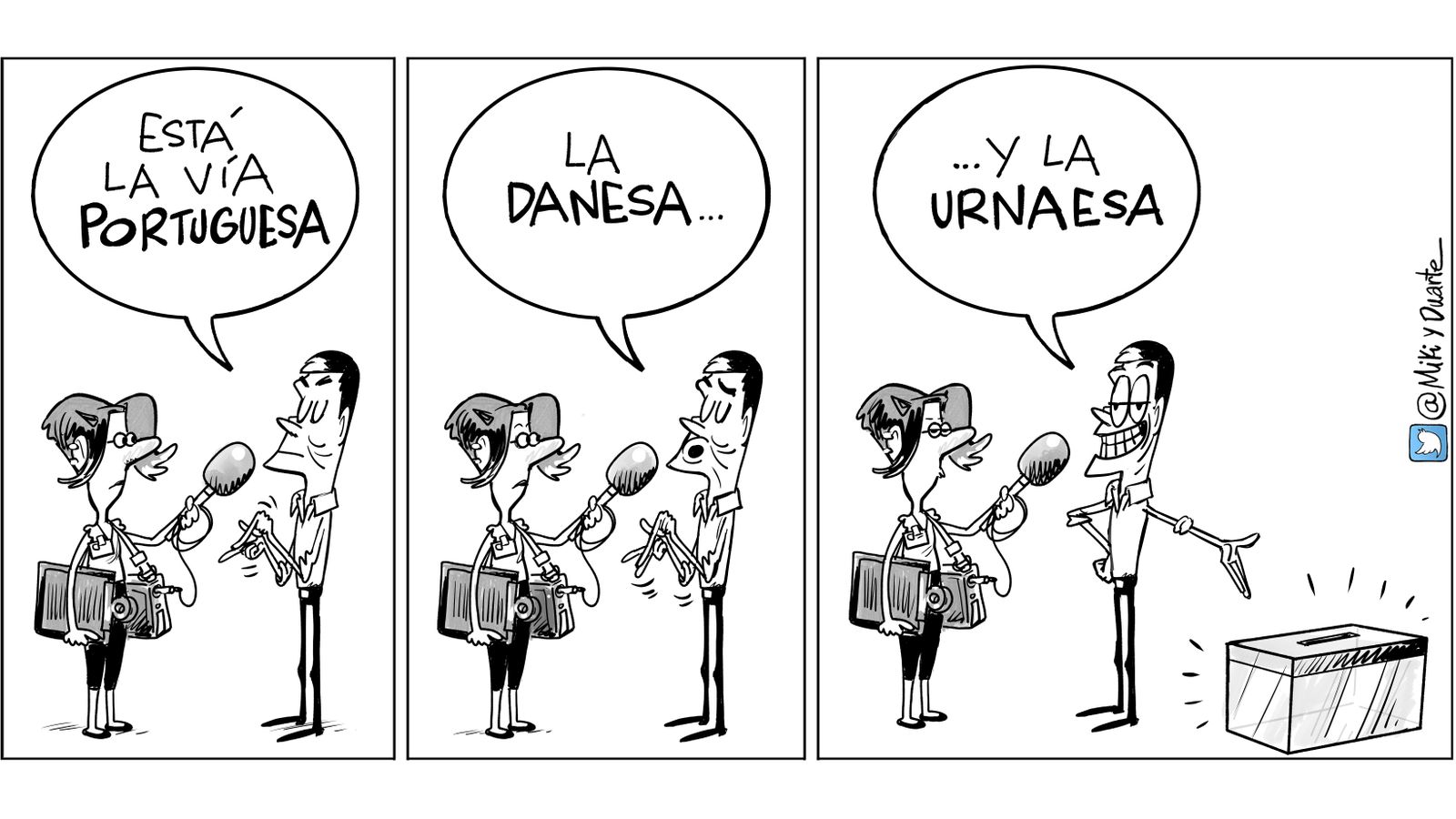 Crónica de unas elecciones anunciadas (en viñetas)
