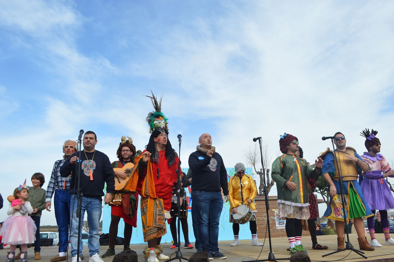 Edición anterior del Carnaval de la Luz en Punta Umbría.