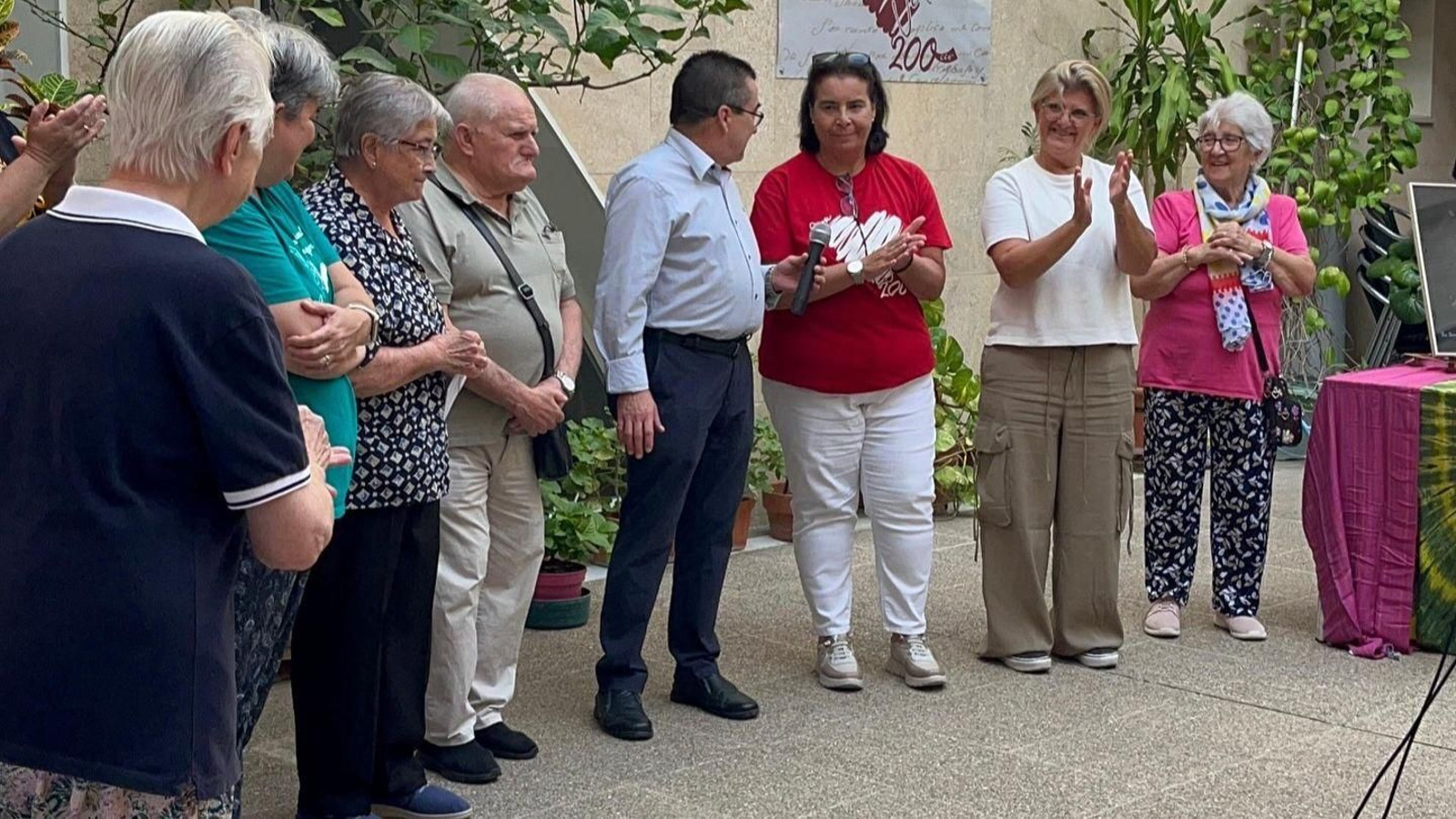 Entrega de la recaudación de la velada benéfica de la Soledad