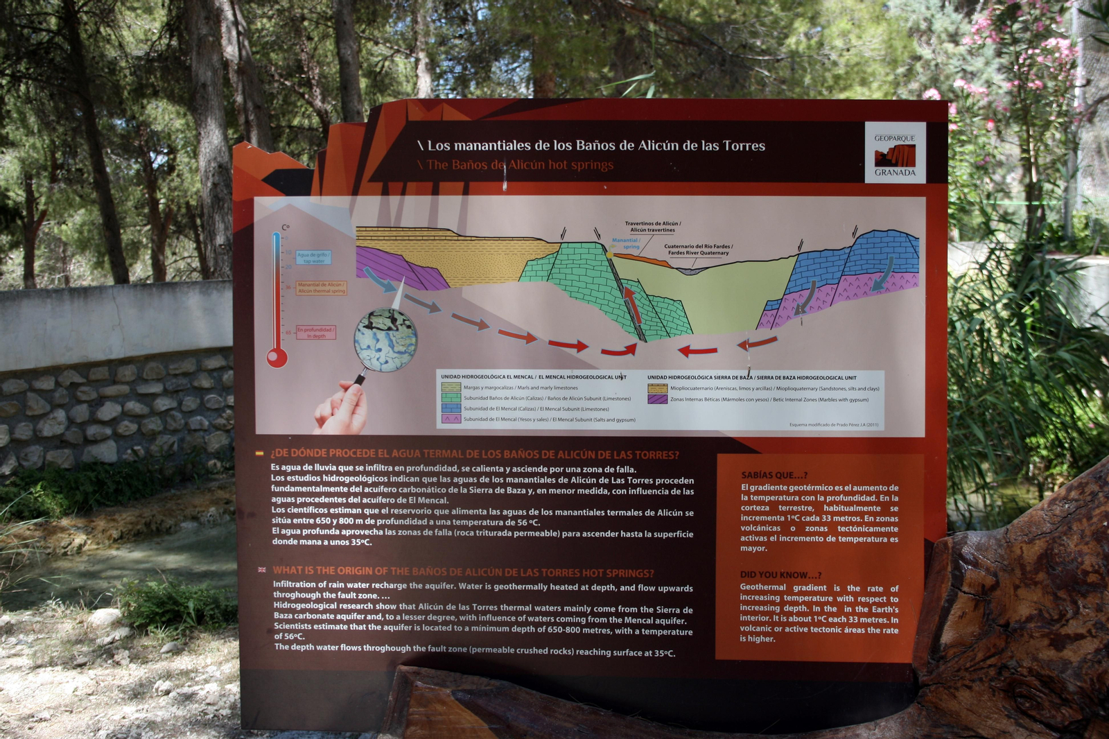 Fotos del Geoparque de Granada, incluido en la Red Mundial de la Unesco