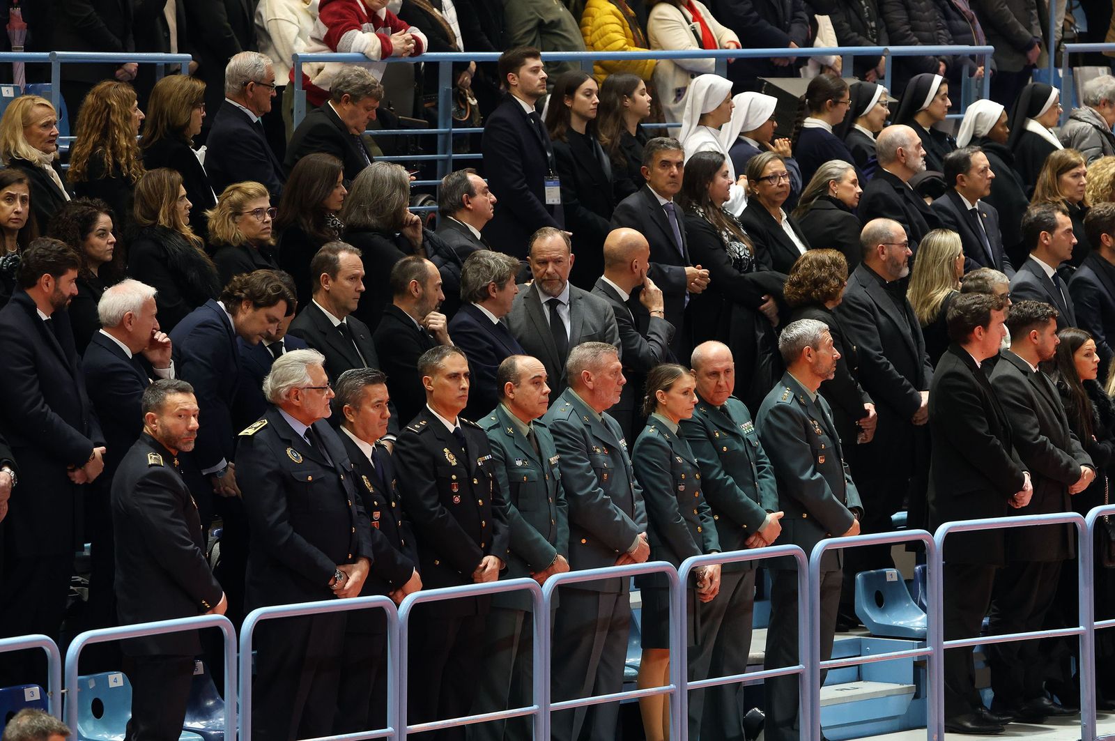 Fotografías de la misa funeral por las víctimas del accidente de tren en Adamuz