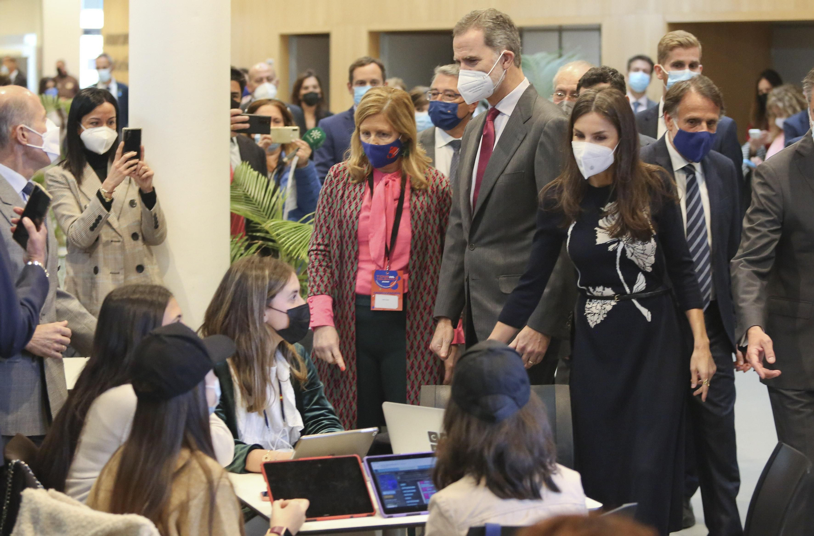 La visita de los Reyes a Málaga, en fotos
