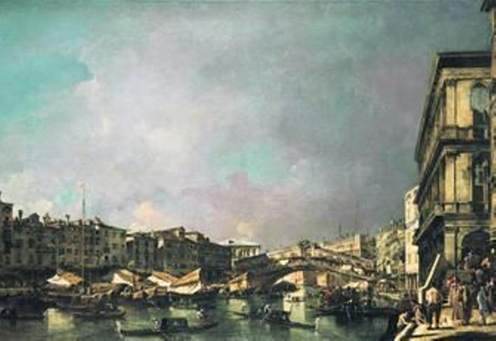 'Venecia, vista del puente de Rialto', de Francesco Guardi.