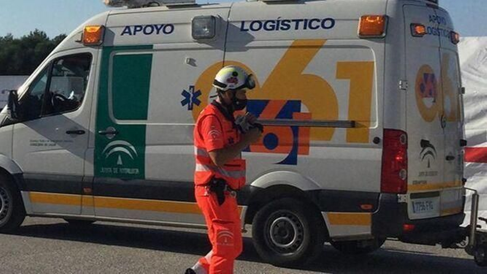 Una ambulancia del Centro de Emergencias Sanitarias 061.