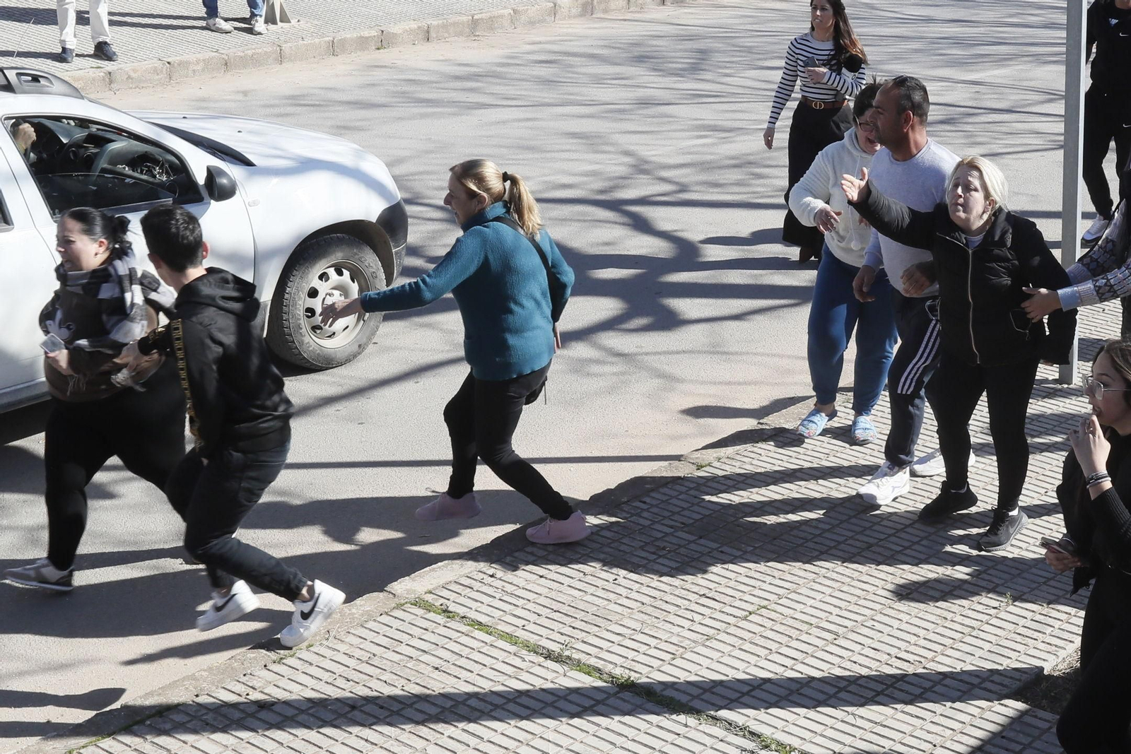 Fotos de la reconstrucción del crimen de El Rubio