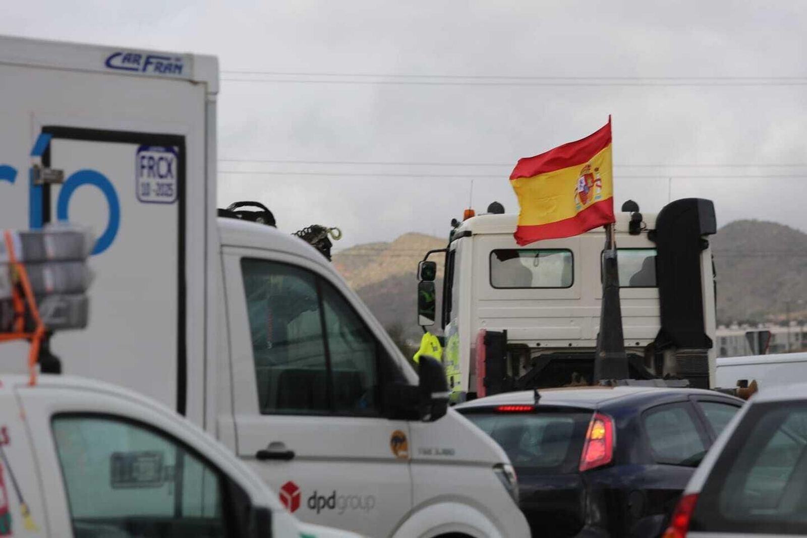 Paro de transportistas en Málaga: Una semana de protestas
