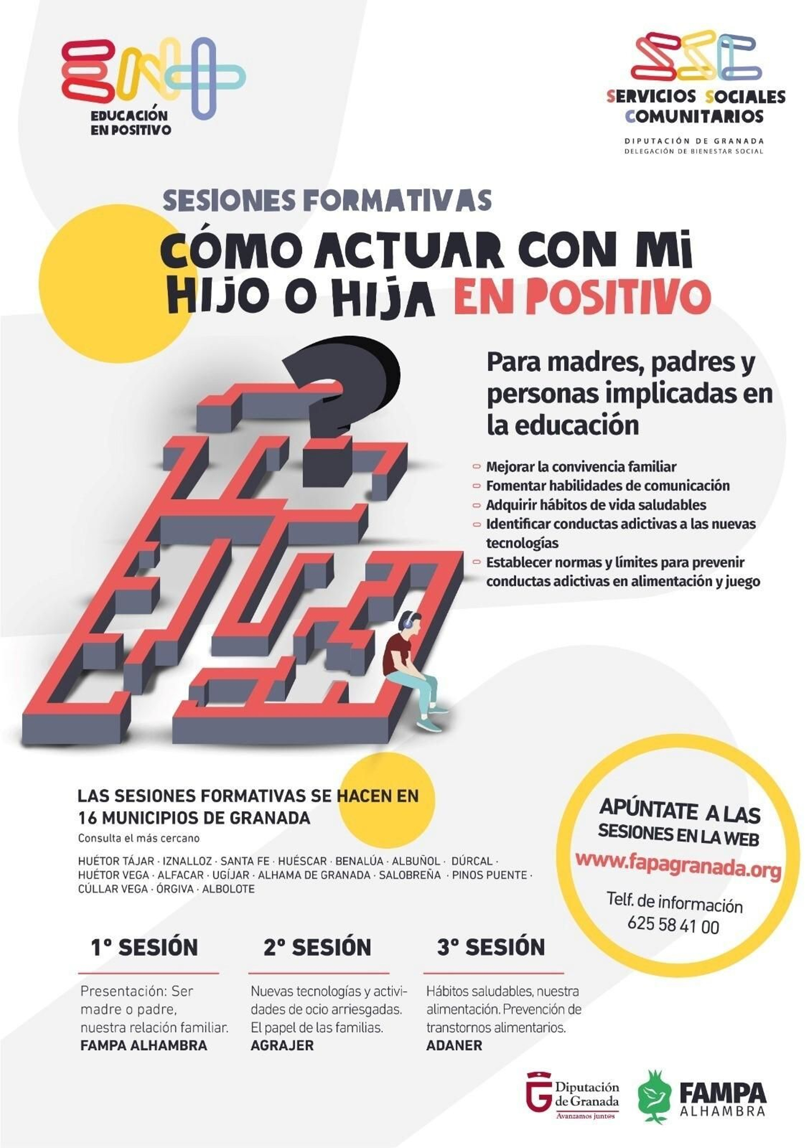 cartel sesiones formativas