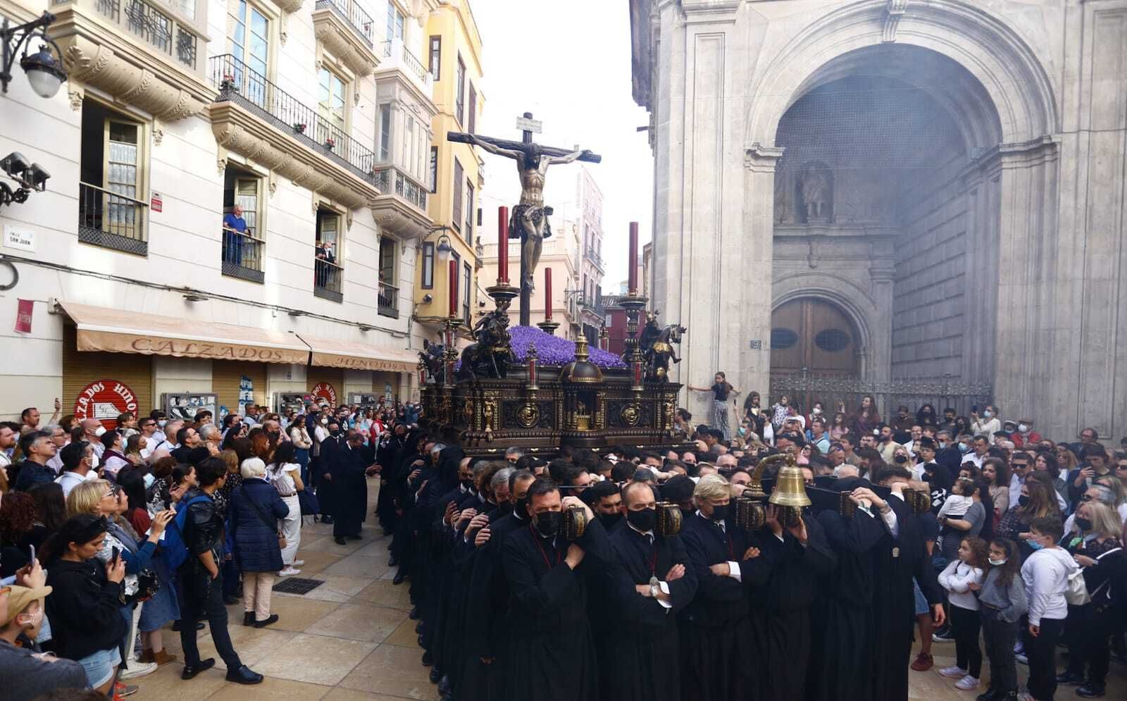 Las fotos de Dolores de San Juan, en el Viernes Santo de Málaga