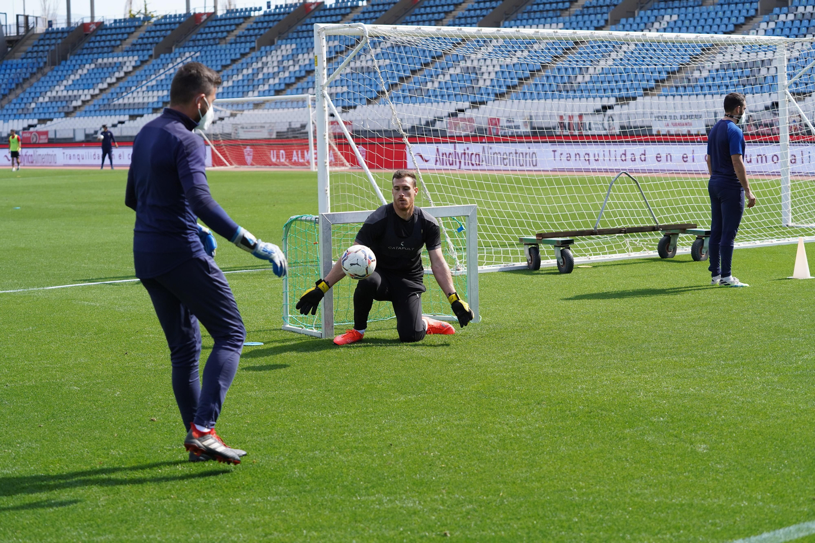 Entrenamiento del Almería, viernes 30