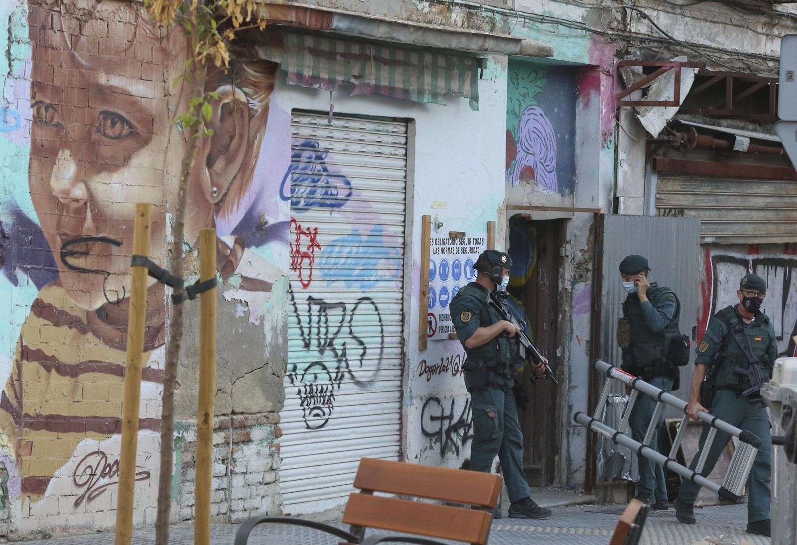 Las fotos de la operación de la Guardia Civil contra el terrorismo internacional en Málaga