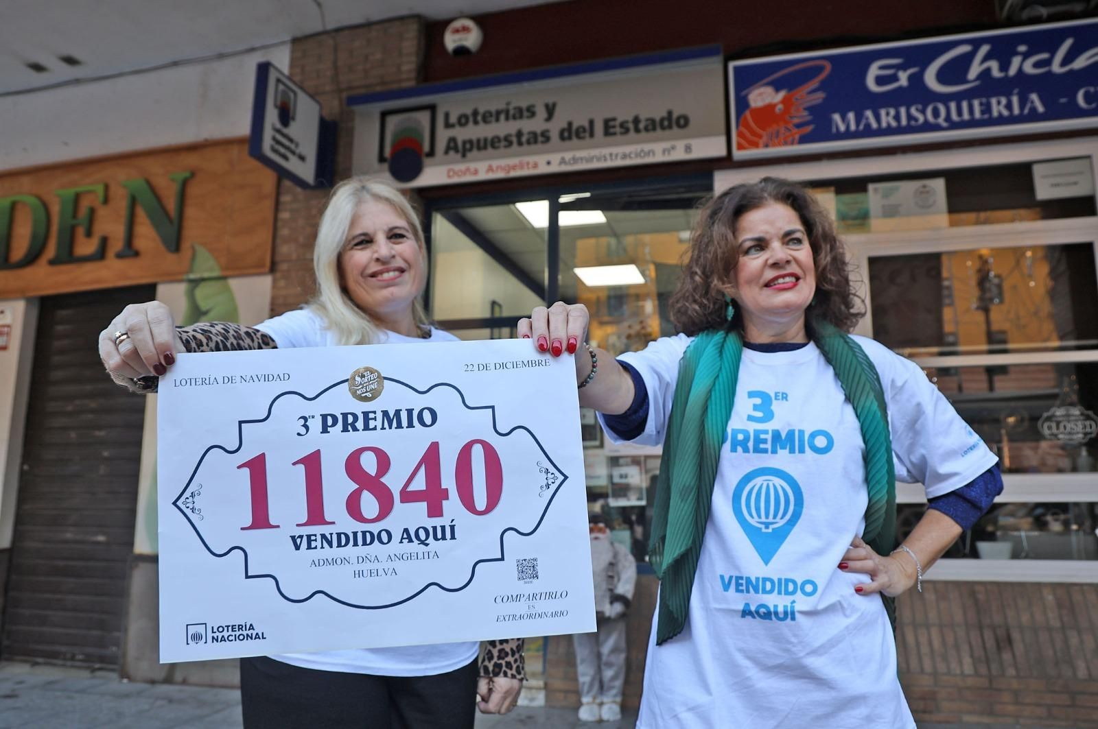 Tercer premio en la administración de Pablo Rada de Huelva.