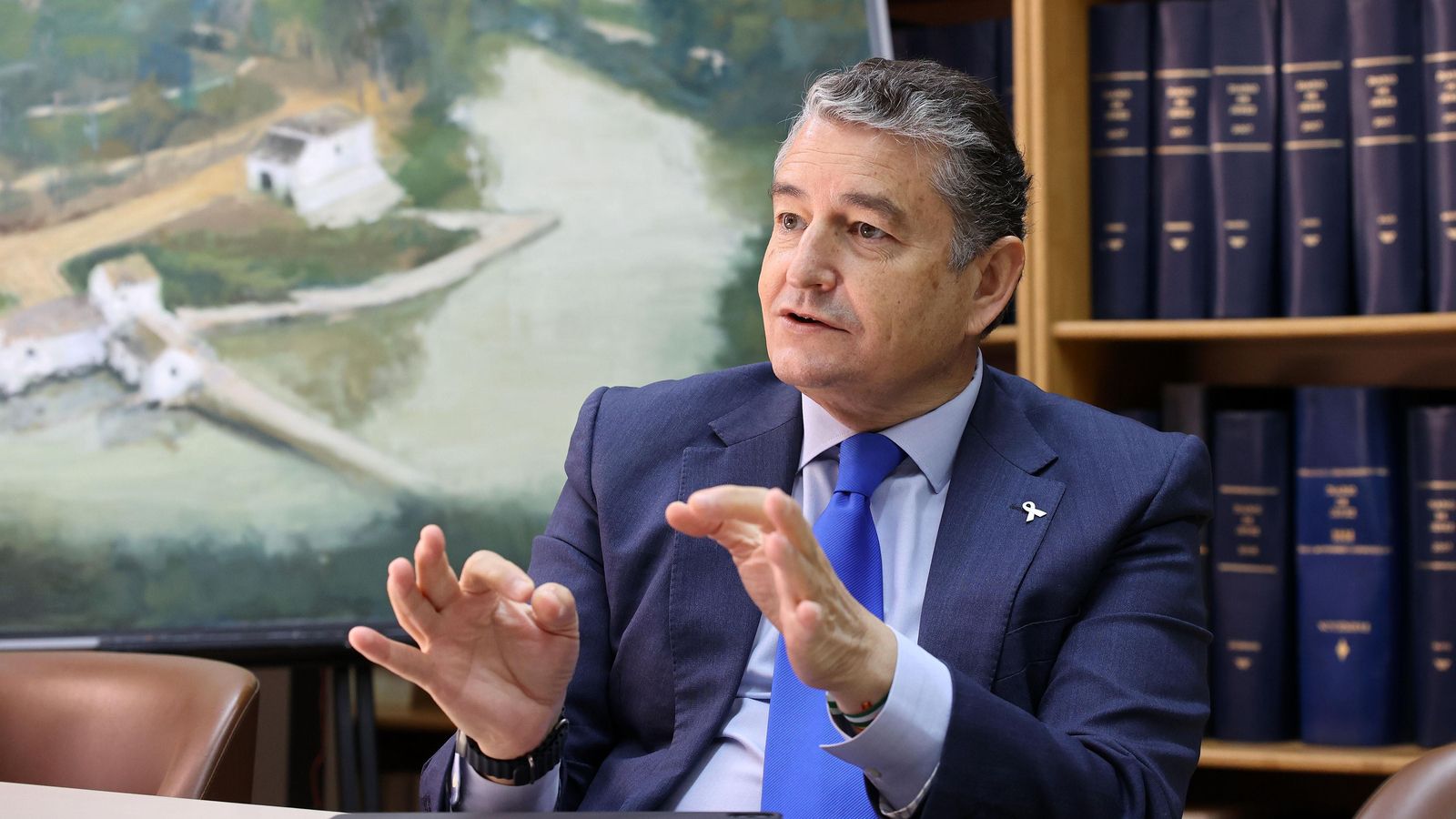 El consejero de Presidencia de la Junta de Andalucía.