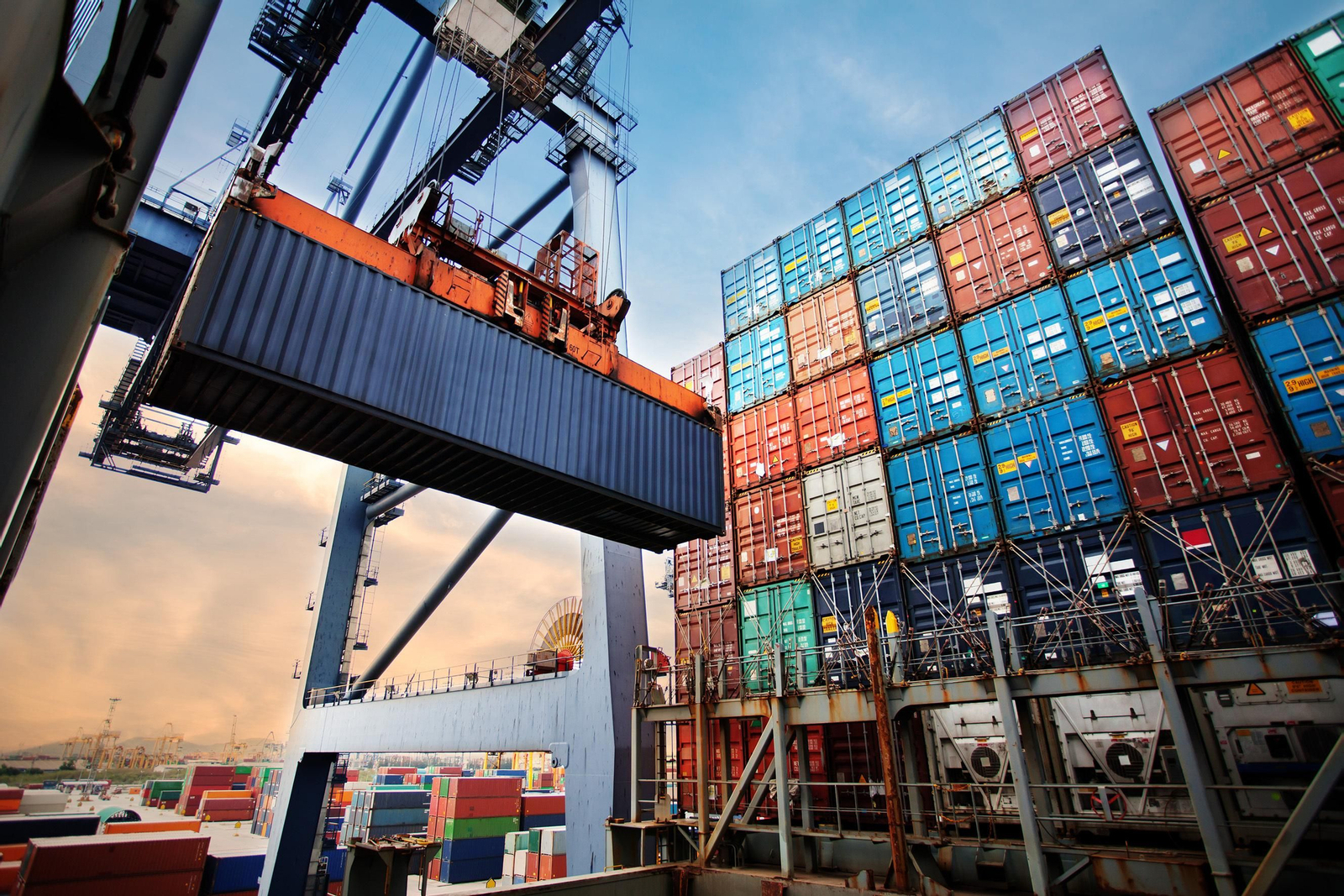 Barco de exportaciones.