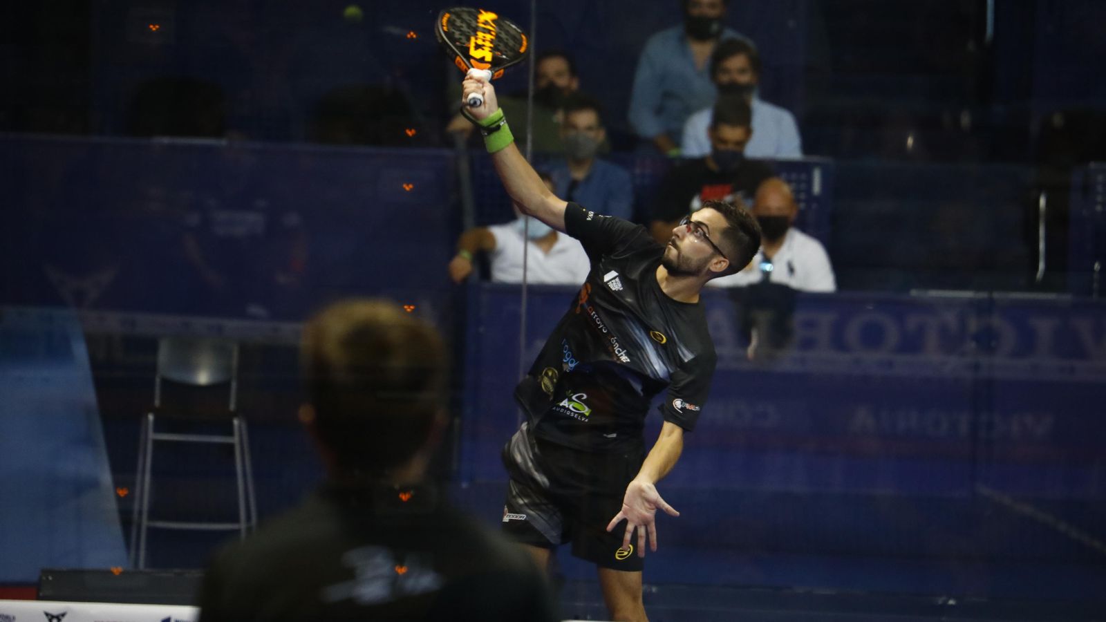 Xisco Gil durante su encuentro en Vista Alegre.