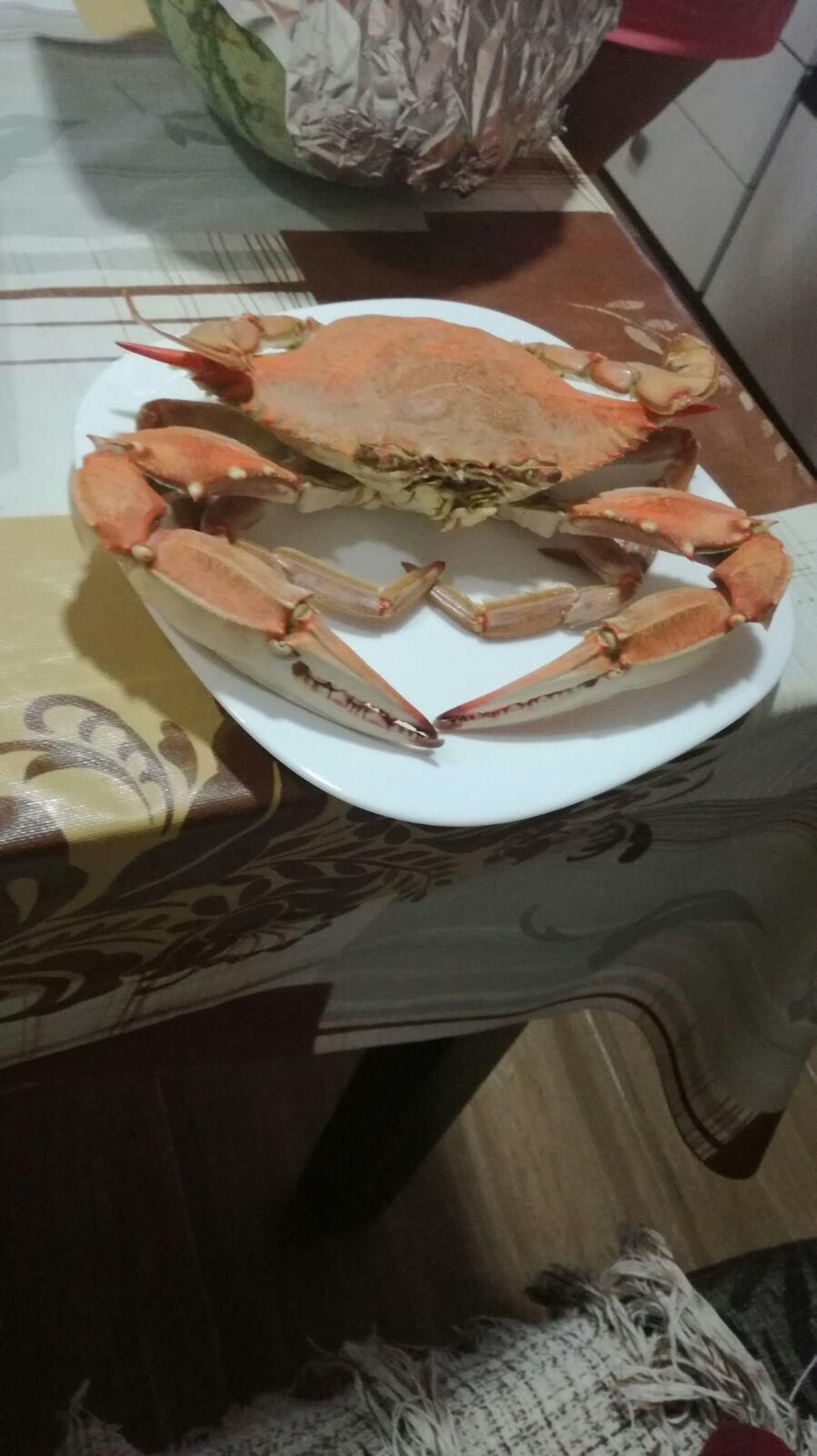 Un ejemplar cocido y listo para ser consumido.