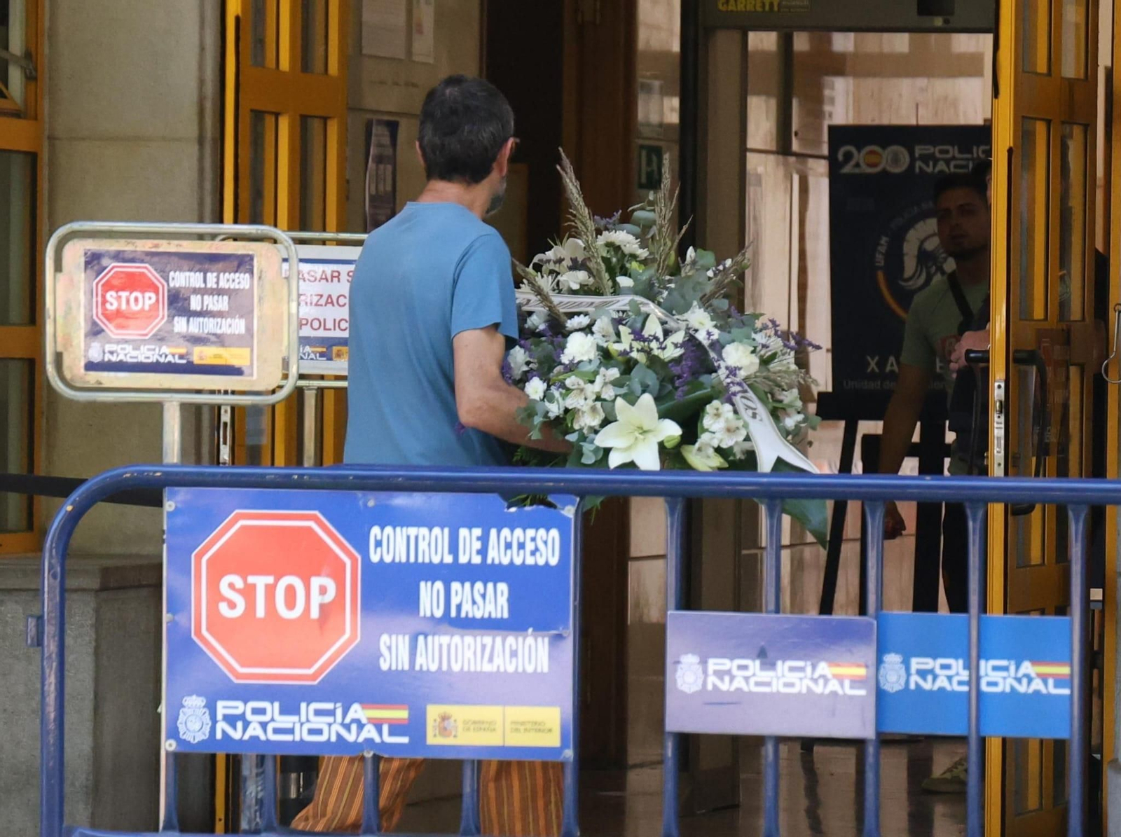 Las fotos de la despedida de Antonio, el policía del grupo Gotham fallecido
