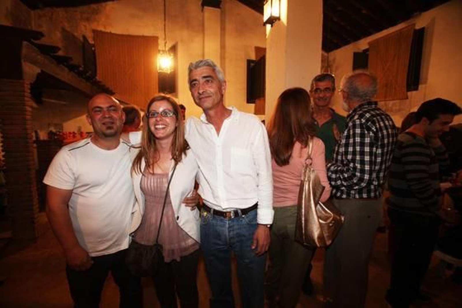 José Carlos Sánchez, Aroa Lobo y Joaquín del Valle, los tres primeros en la lista de Izquierda Unida.

Foto: Vanesa Lobo