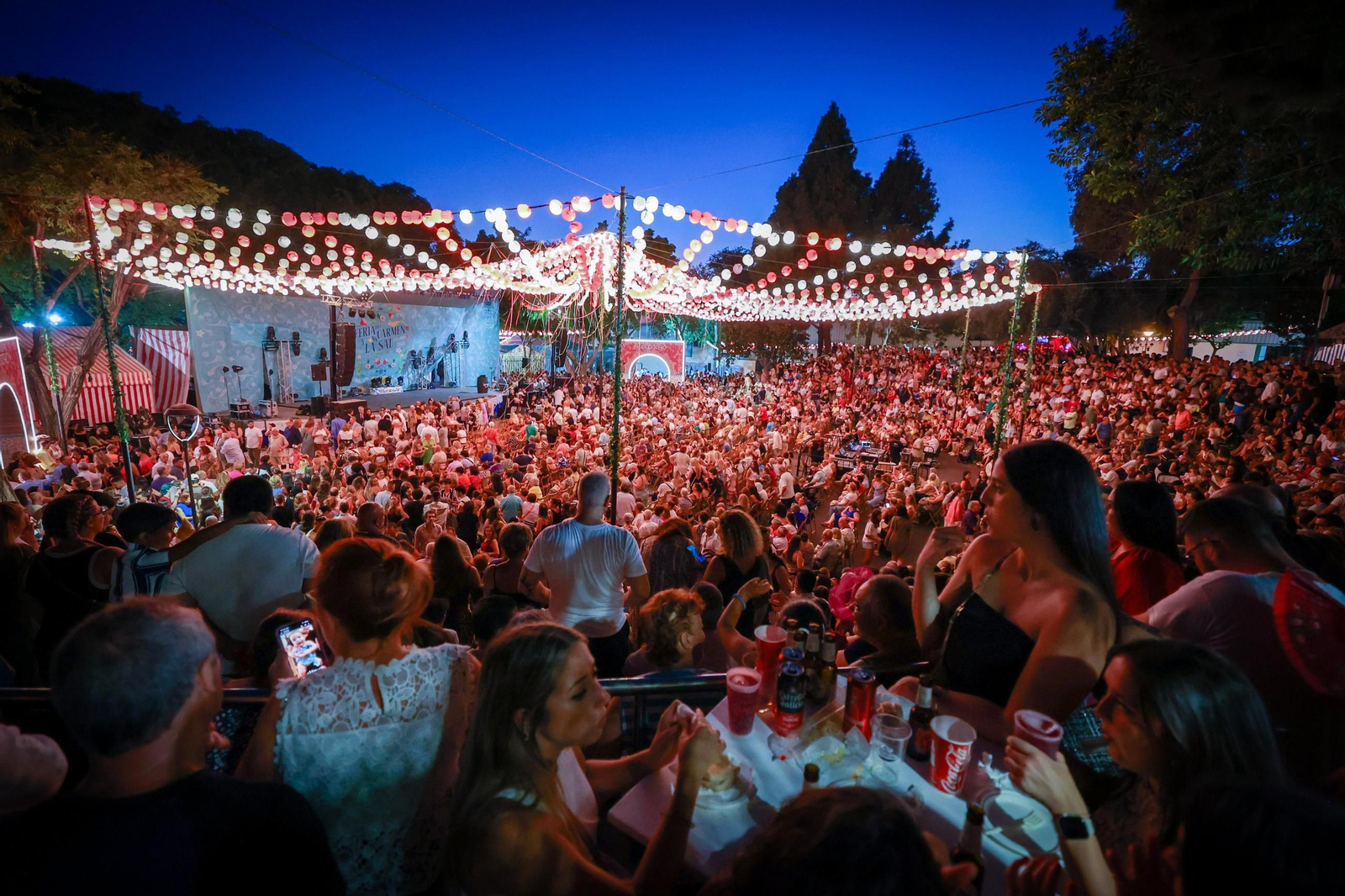 Feria del Carmen y de la Sal 2025 en San Fernando: las imágenes de la primera noche