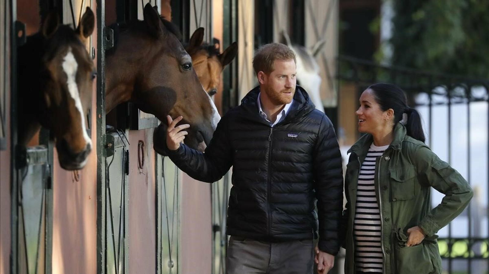 Los duques de Sussex, en una visita oficial.