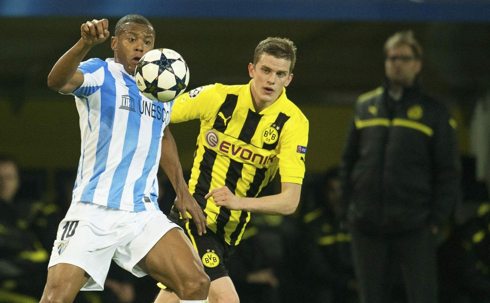 Las fotos del Borussia Dortmund-Málaga CF.