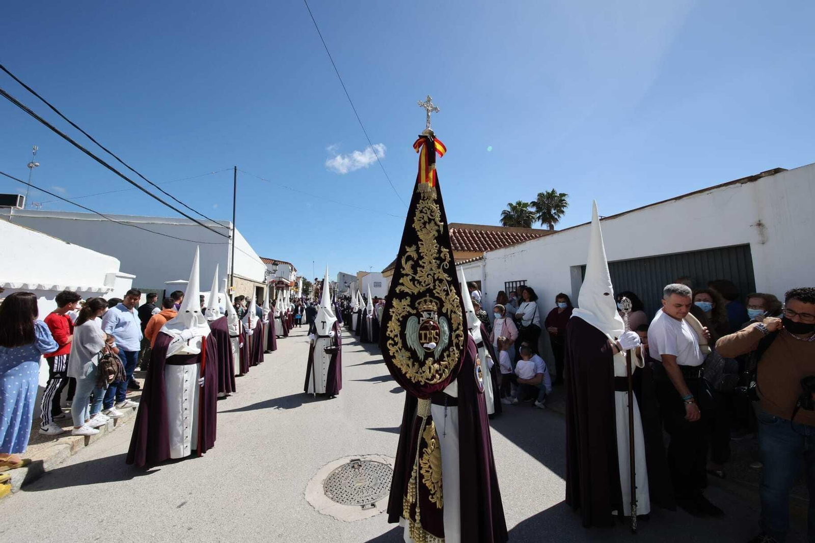 La Hermandad de La Entrega en su primera salida a Jerez