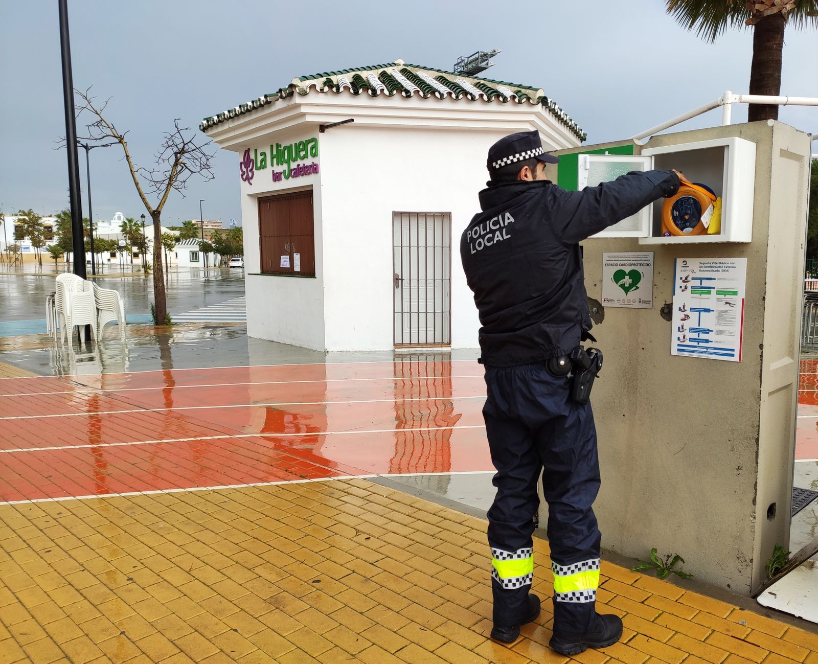 El parque ferial y deportivo de Estepona se convierte en espacio cardioprotegido.