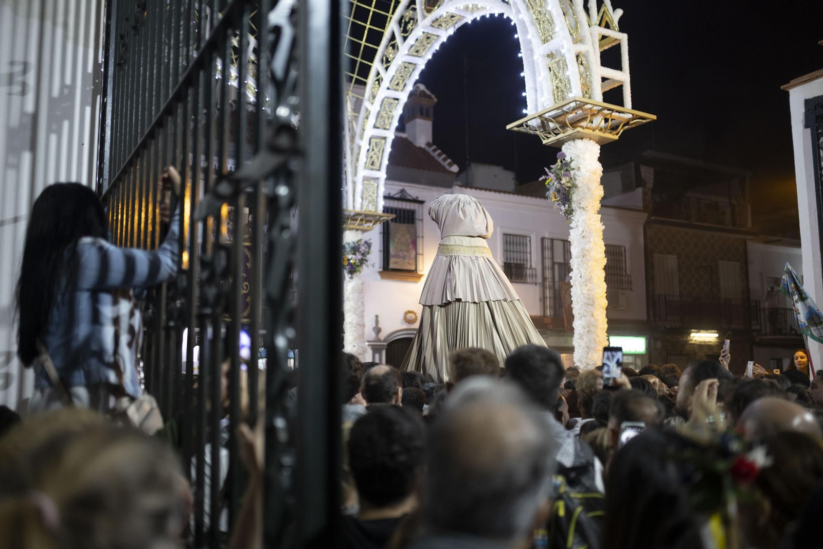 Imágenes del traslado de la Virgen del Rocío de Almonte hasta El Chaparral