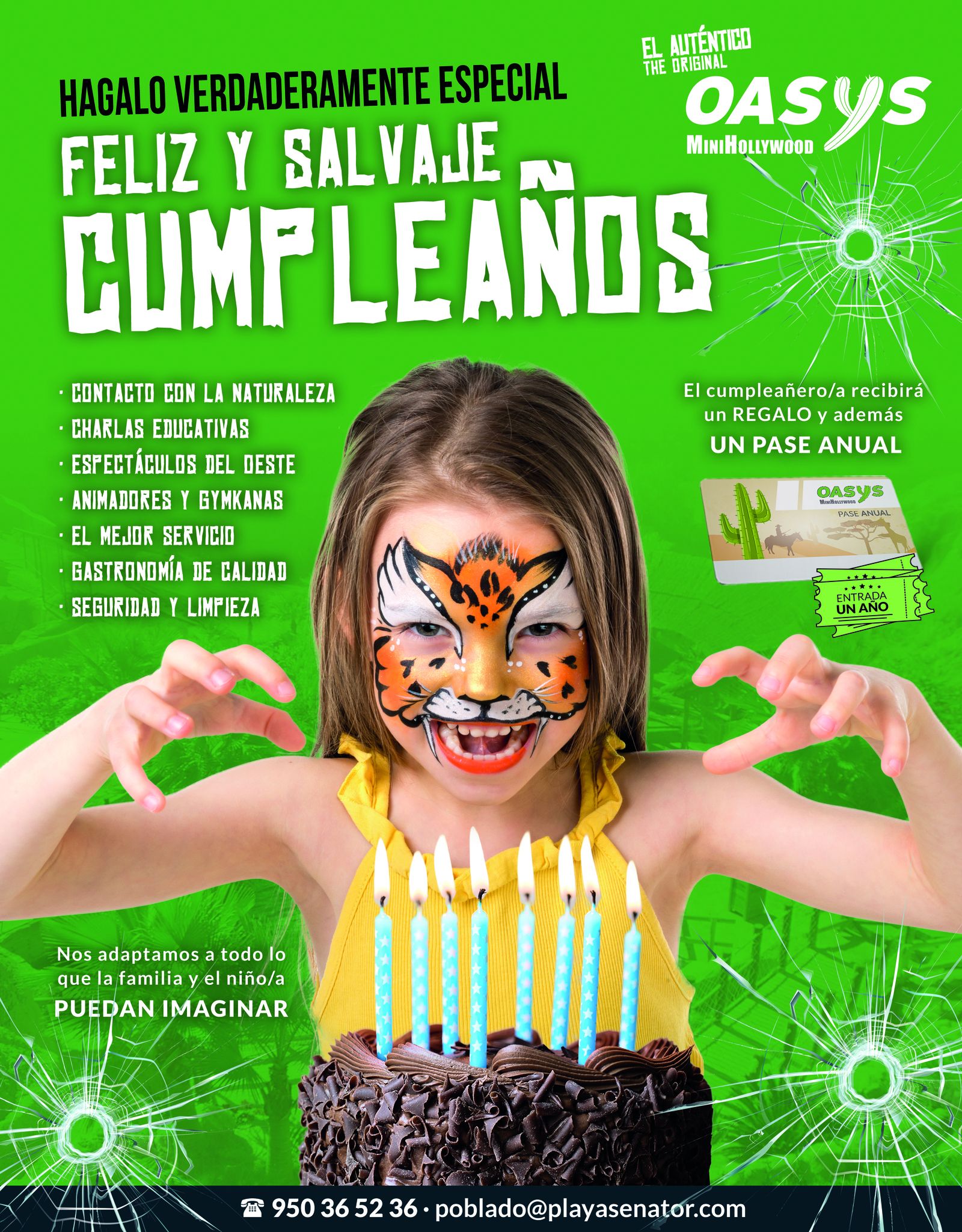 Celebración de cumpleaños en el Oasys.