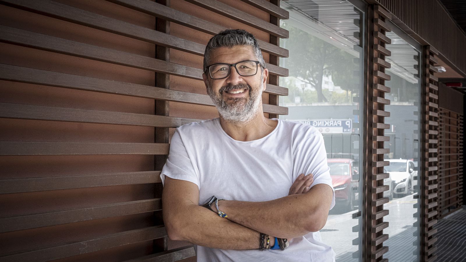 José Antonio Vera Luque posando esta semana en Cádiz.