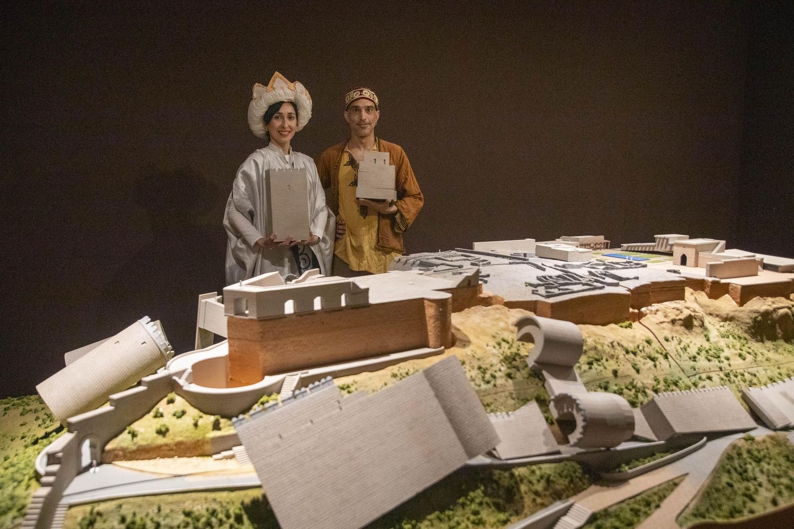 Presentación de la maqueta de la Alcazaba de Almería, en imágenes