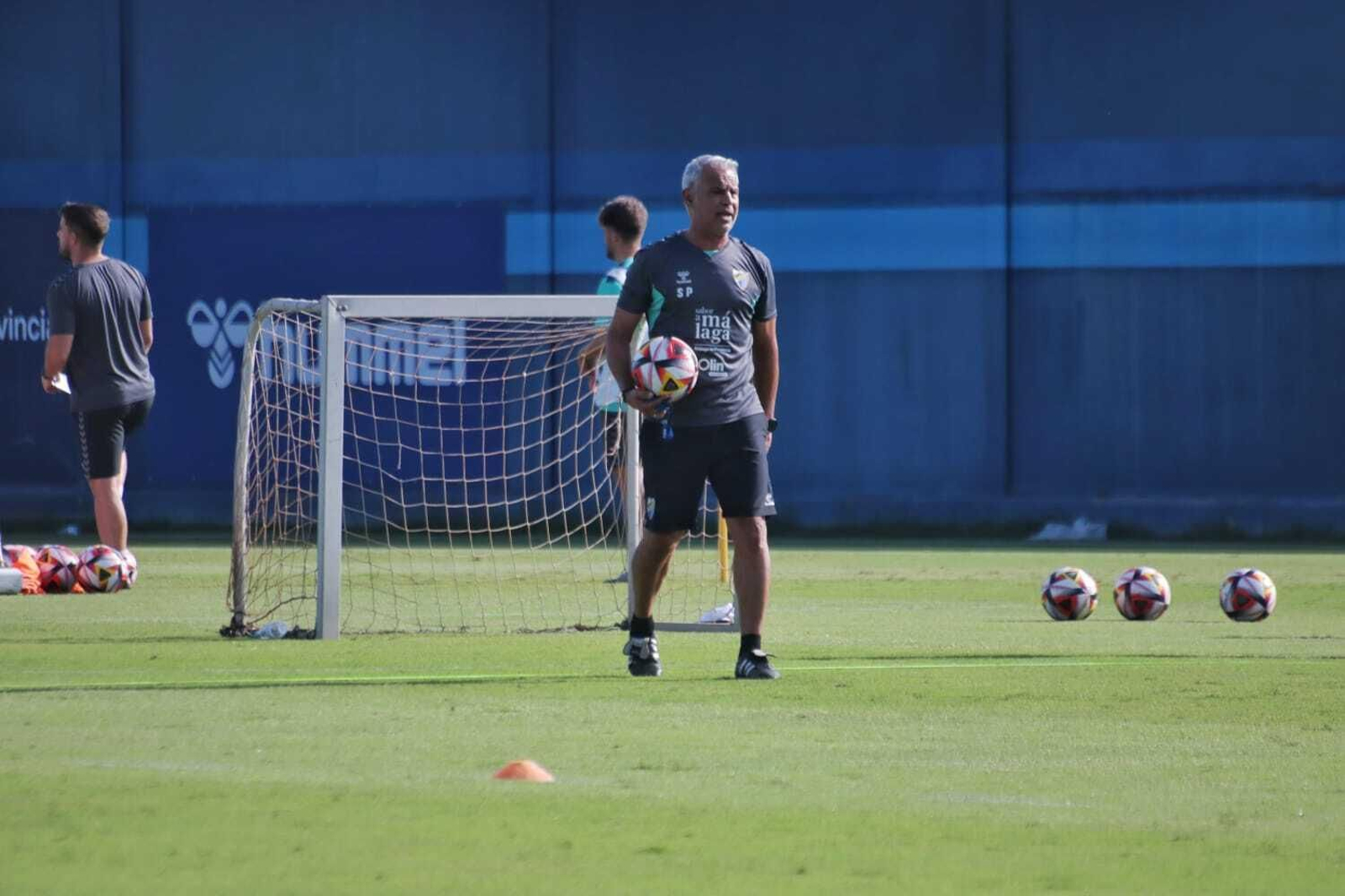 El entrenamiento del Málaga CF, en fotos