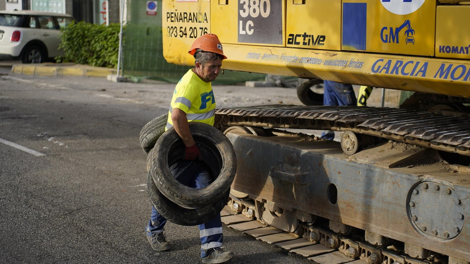 Fotografías de la demolición del edificio escalinata en Algeciras
