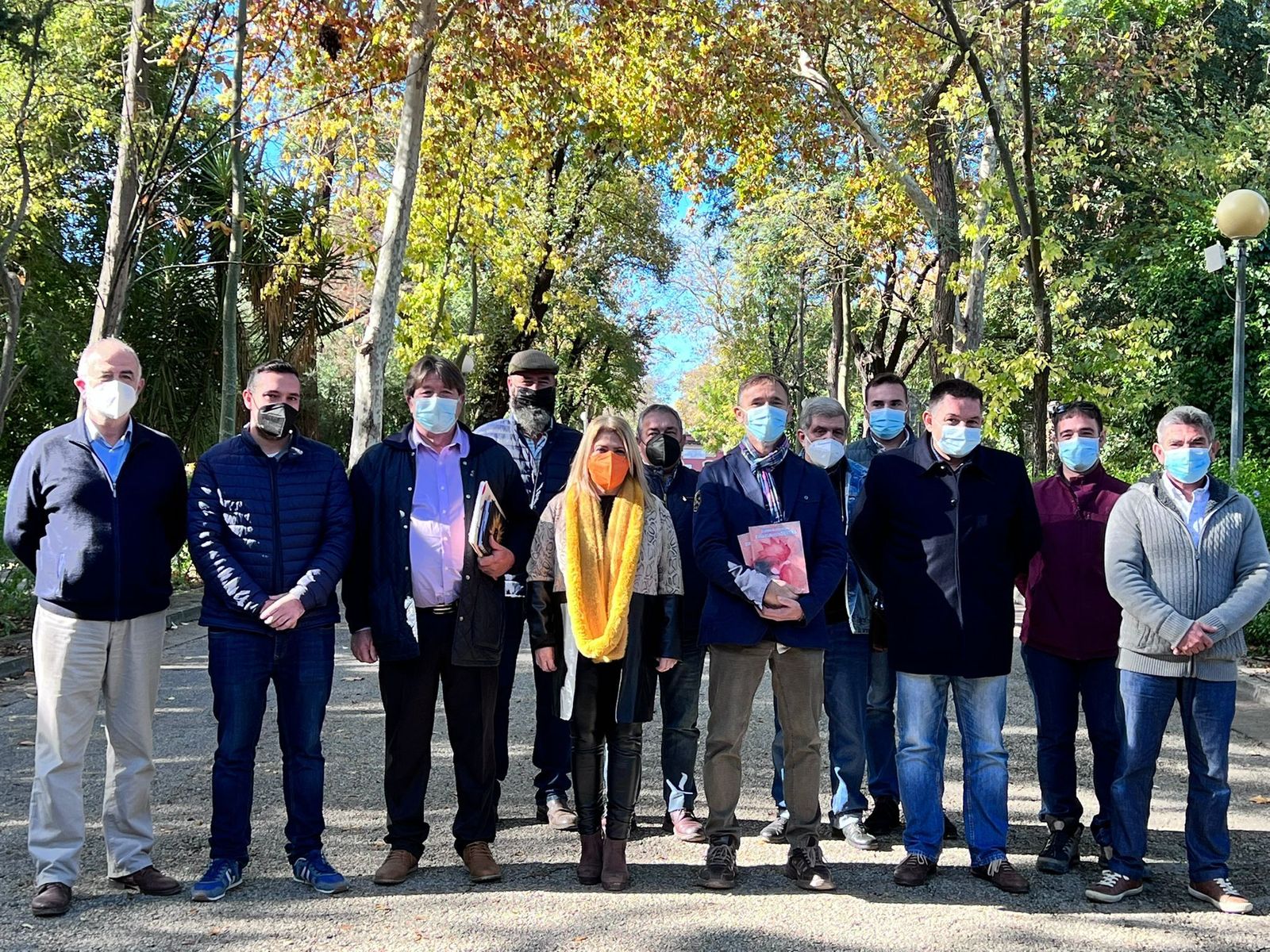 La alcaldesa con representantes de Fesacocur.