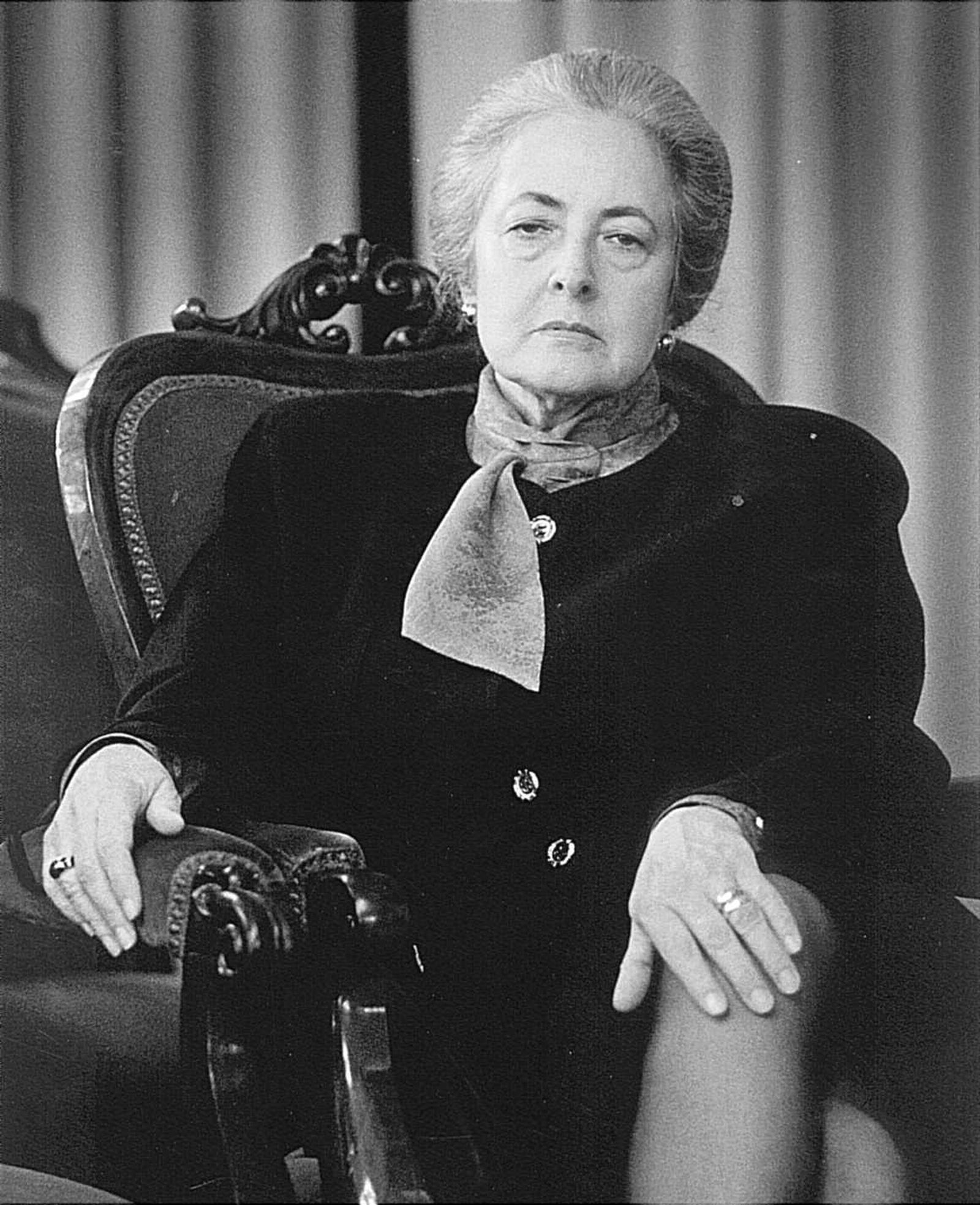 Isabel de Falla, fotografiada en Cádiz en 1997.