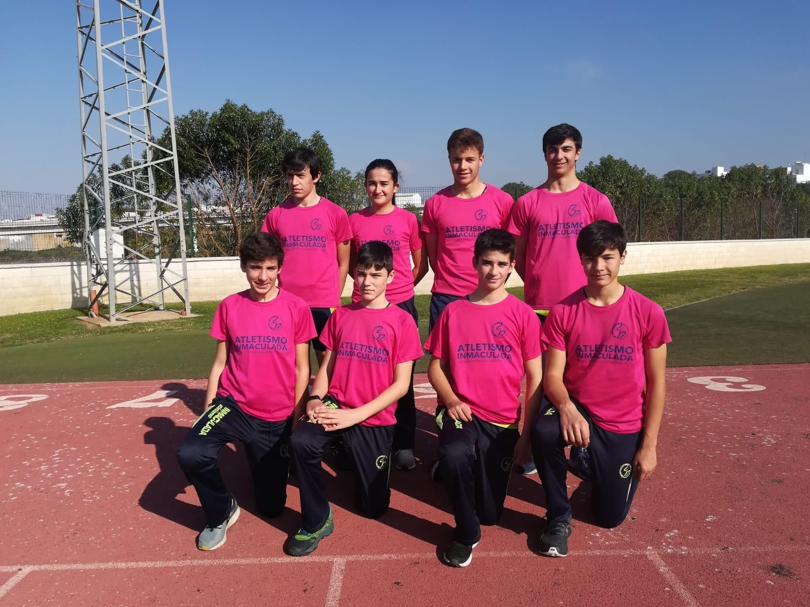 Expedición del Club Atletismo Inmaculada en Chiclana