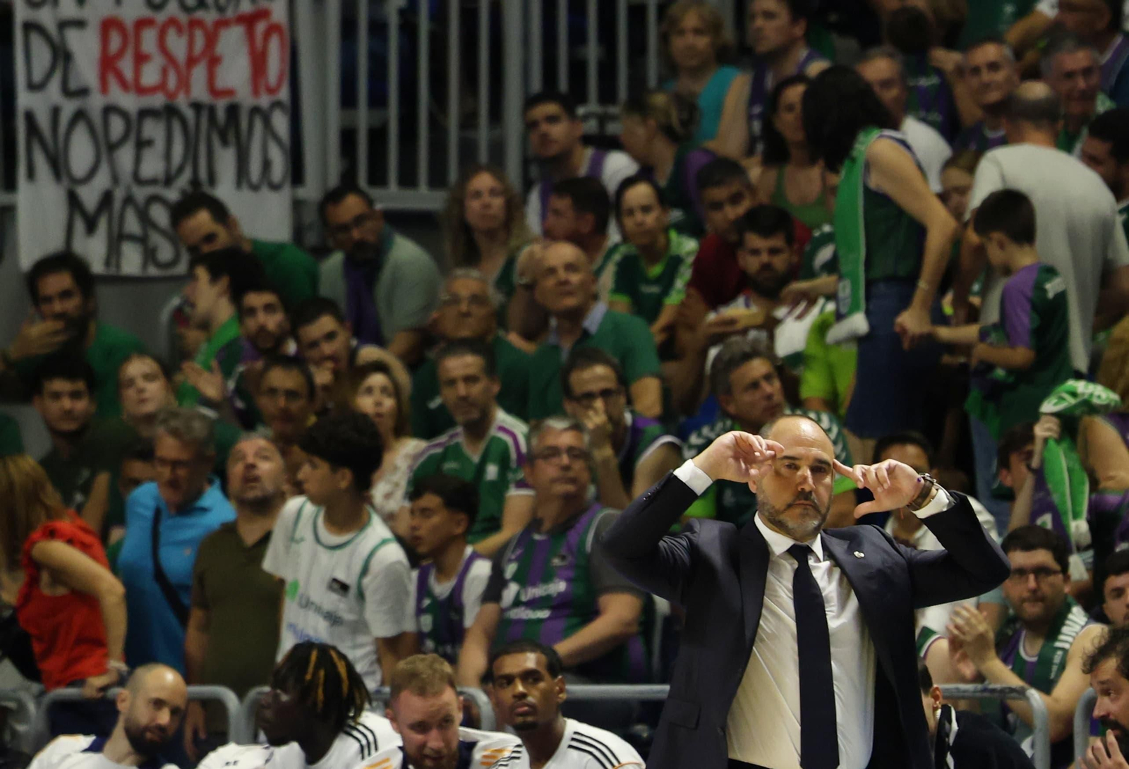 El Unicaja-Real Madrid, en fotos