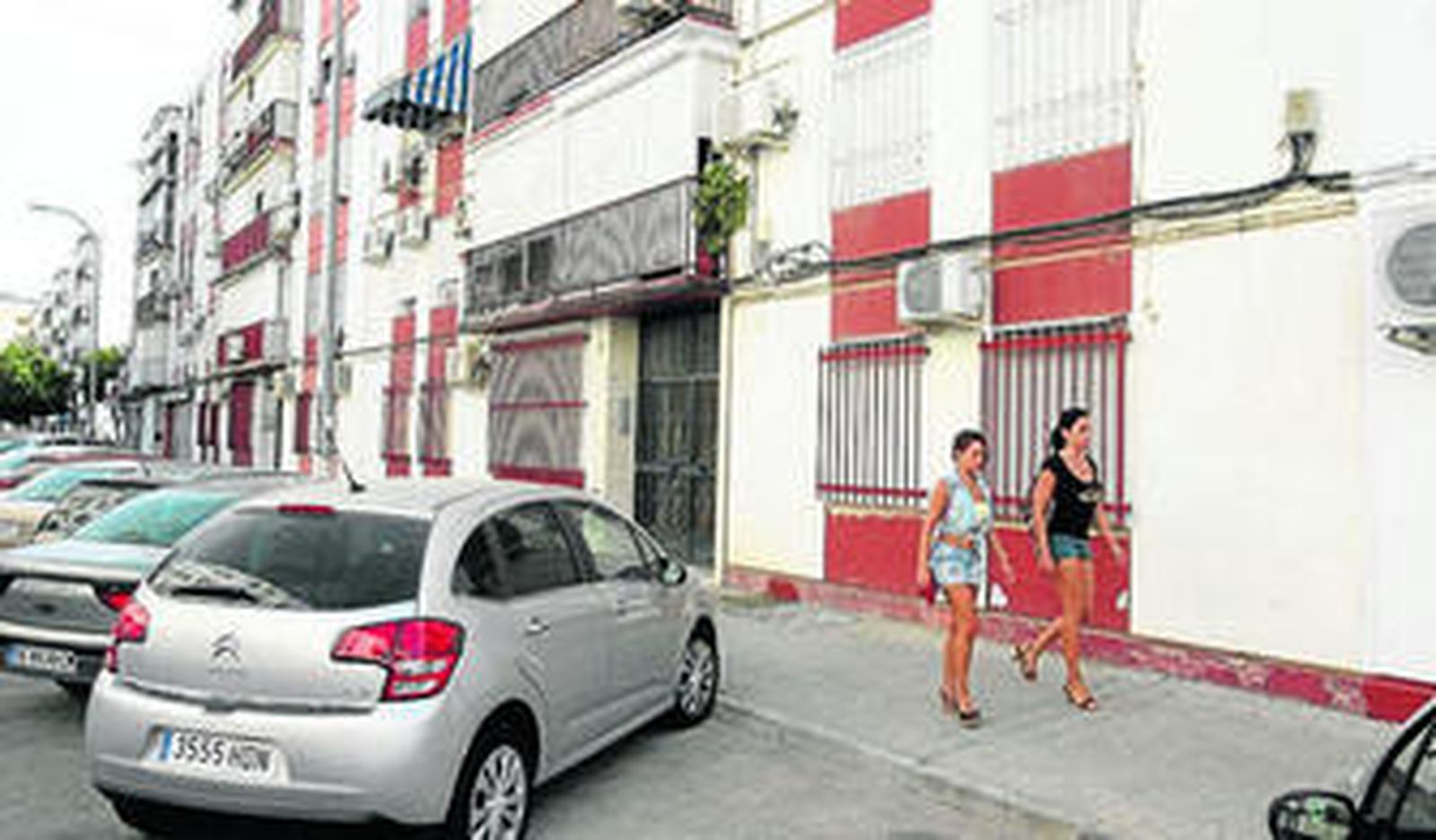 El entorno de la calle Antonio Gala es el más afectado por los hundimientos del suelo.