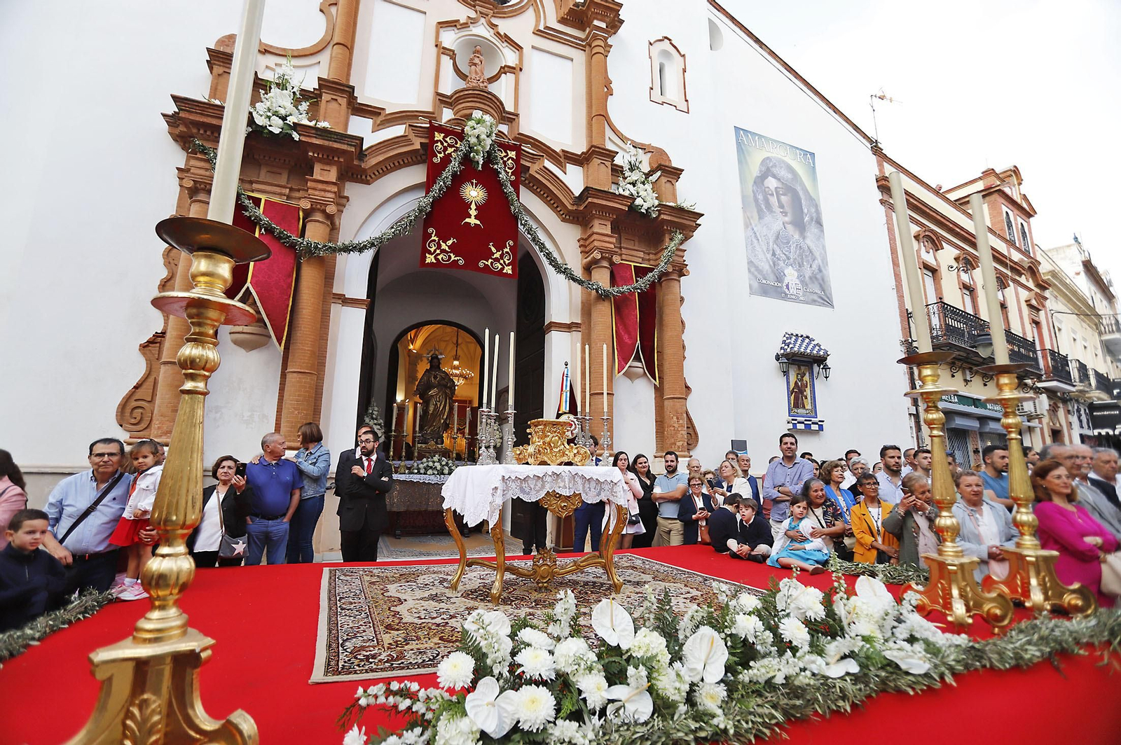 Imágenes de la procesión del Corpus Christi en Huelva