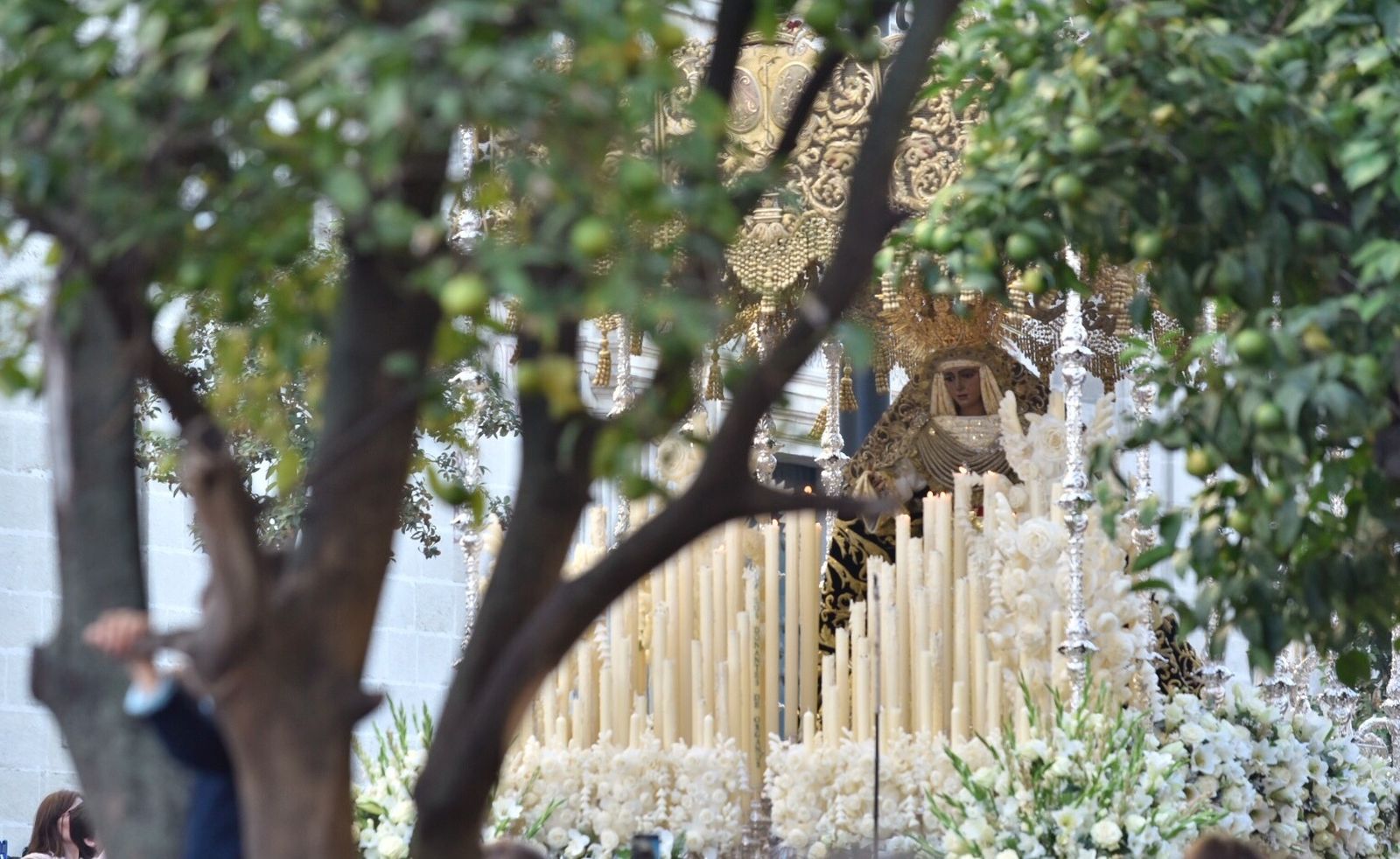 El regreso de la Esperanza de Triana, en imágenes